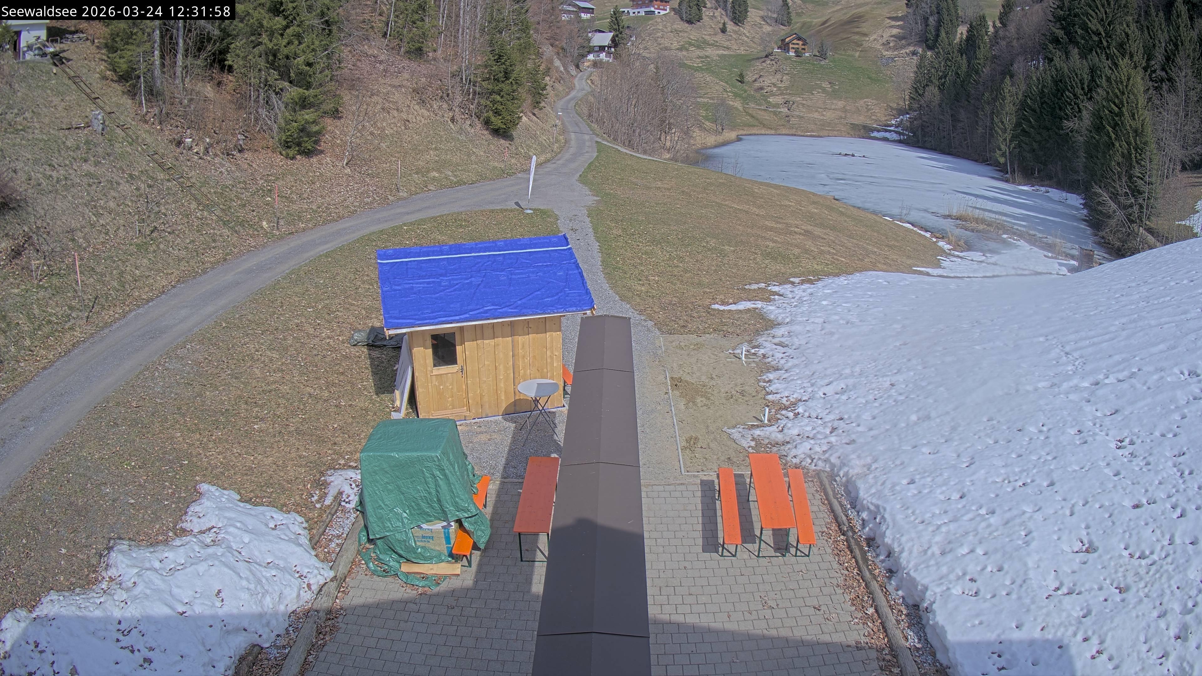 Archiv Foto Webcam Fontanella: Seewaldsee