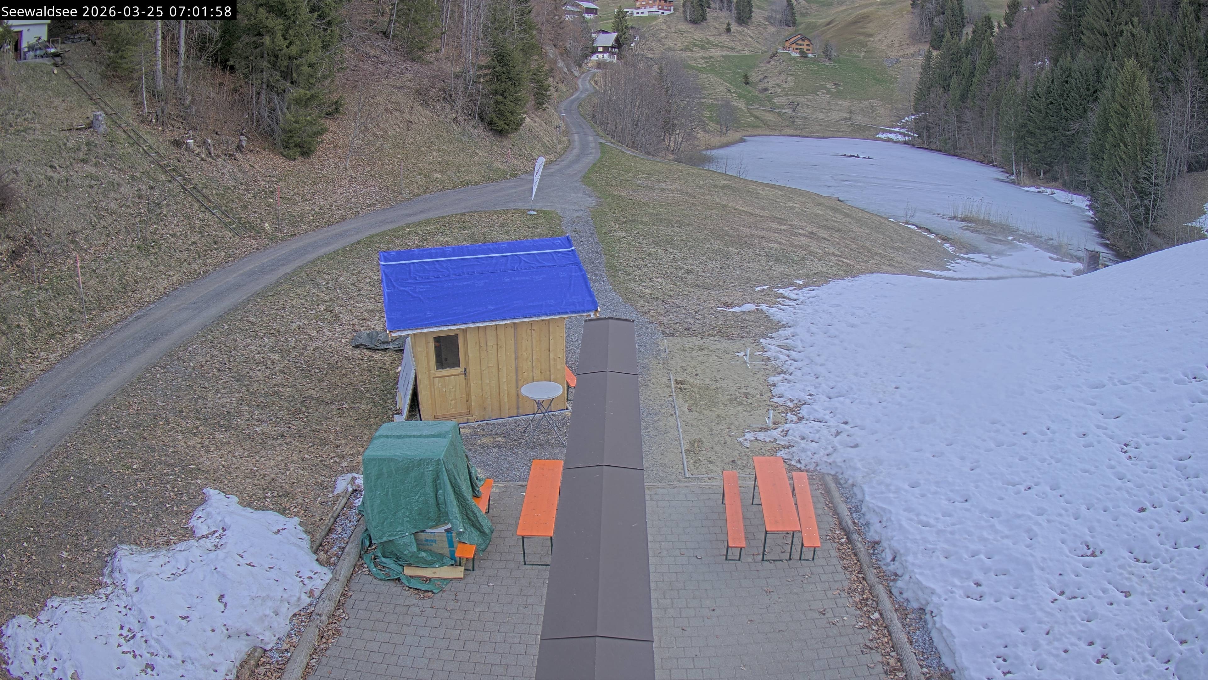 Archiv Foto Webcam Fontanella: Seewaldsee