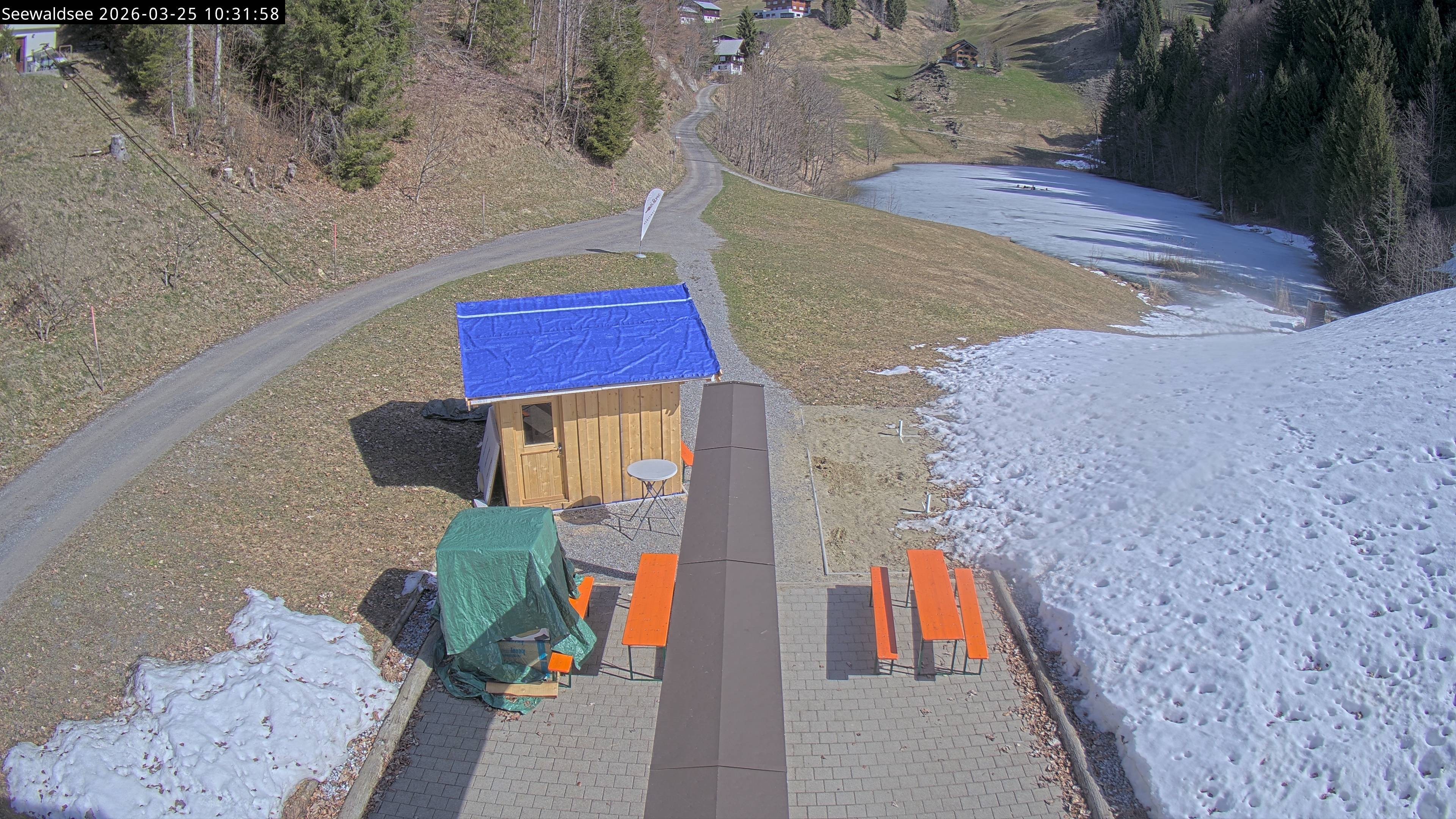 Archiv Foto Webcam Fontanella: Seewaldsee