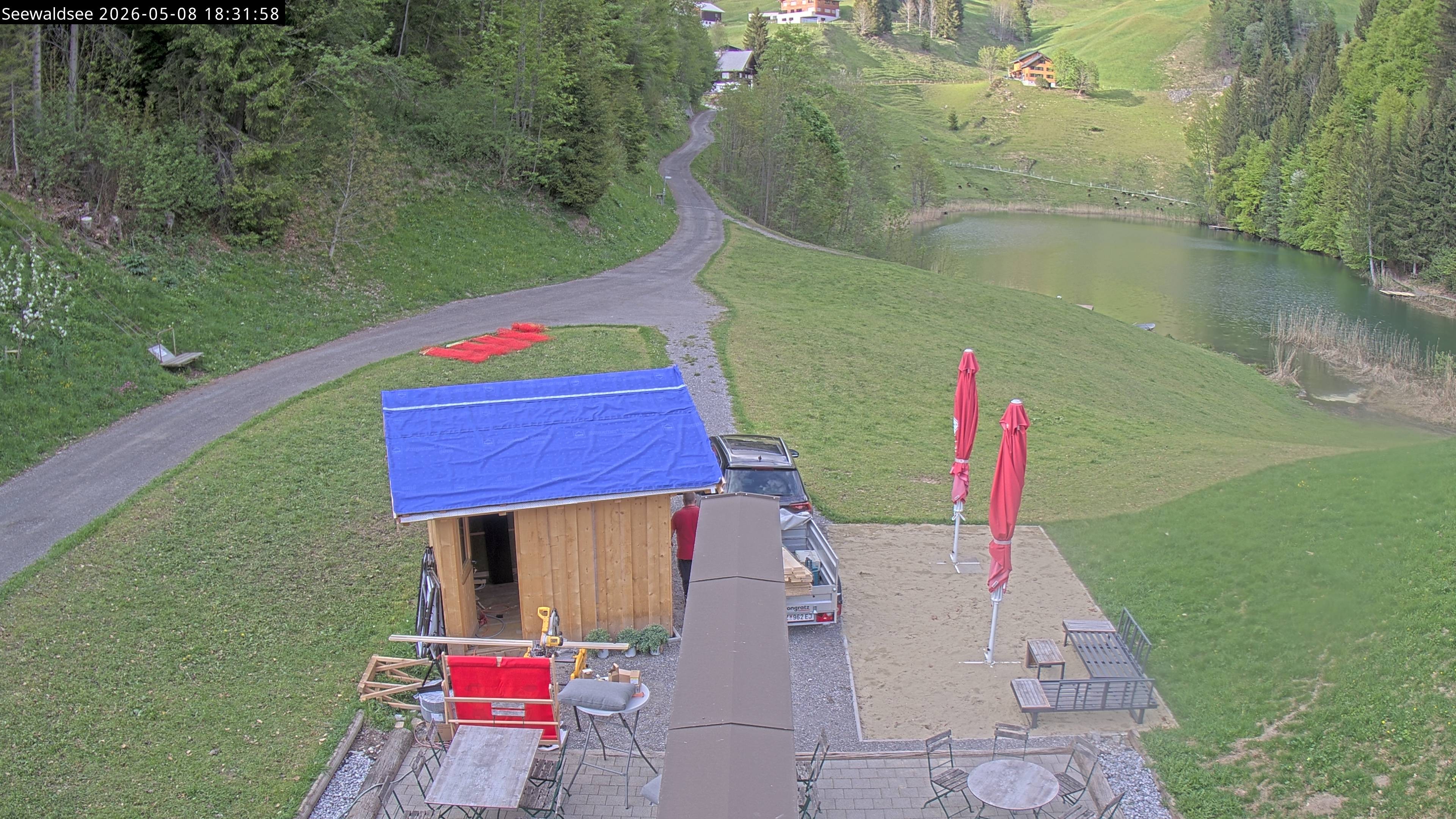 Archiv Foto Webcam Fontanella: Seewaldsee