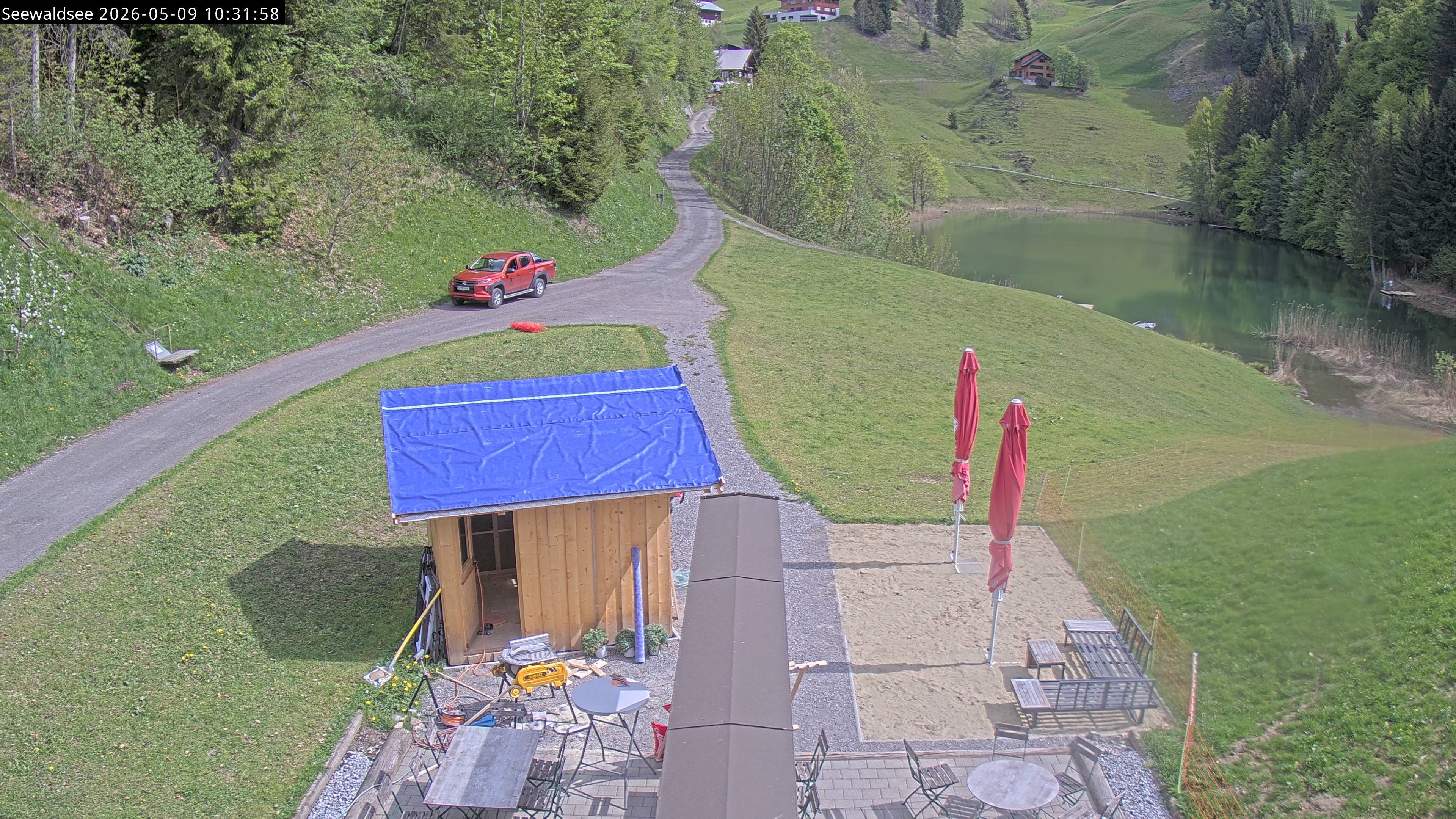 Archiv Foto Webcam Fontanella: Seewaldsee