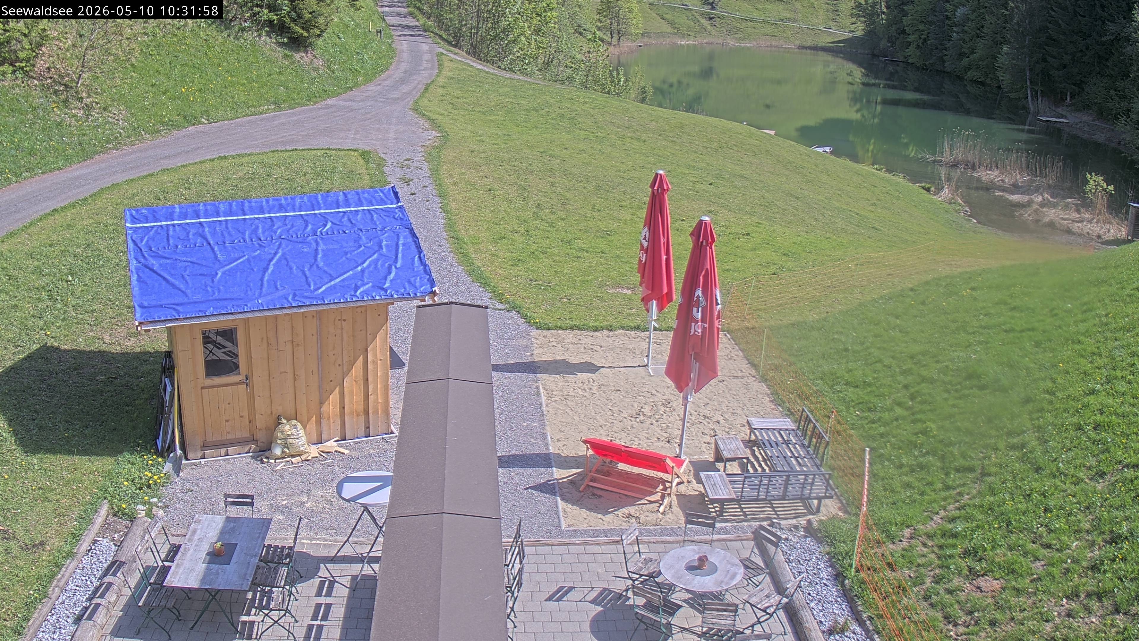 Archiv Foto Webcam Fontanella: Seewaldsee