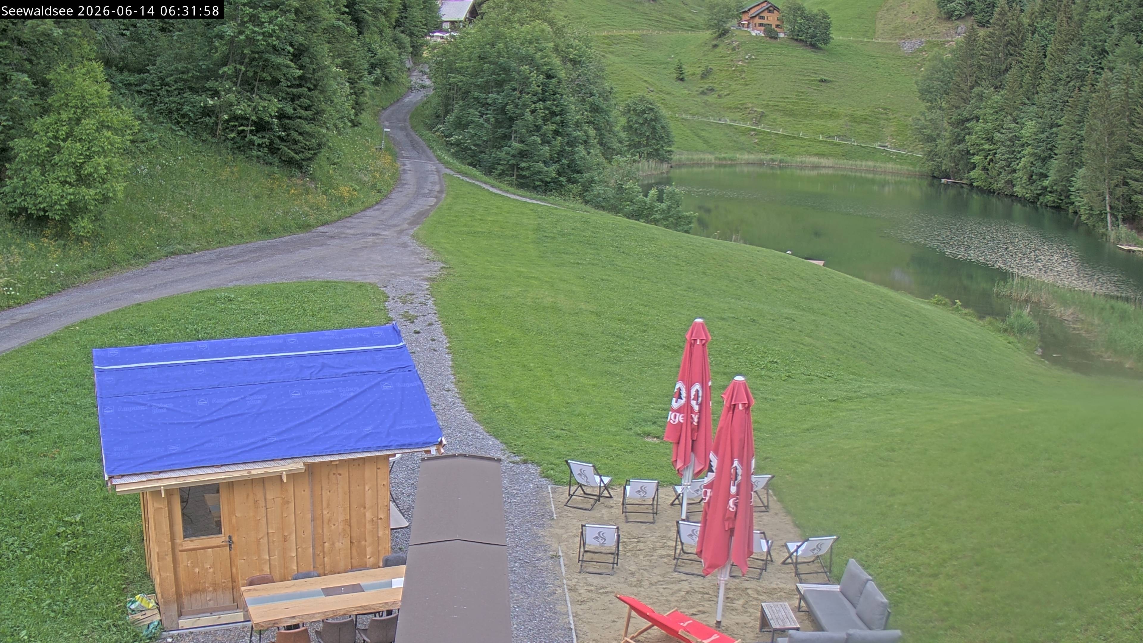 Archiv Foto Webcam Fontanella: Seewaldsee