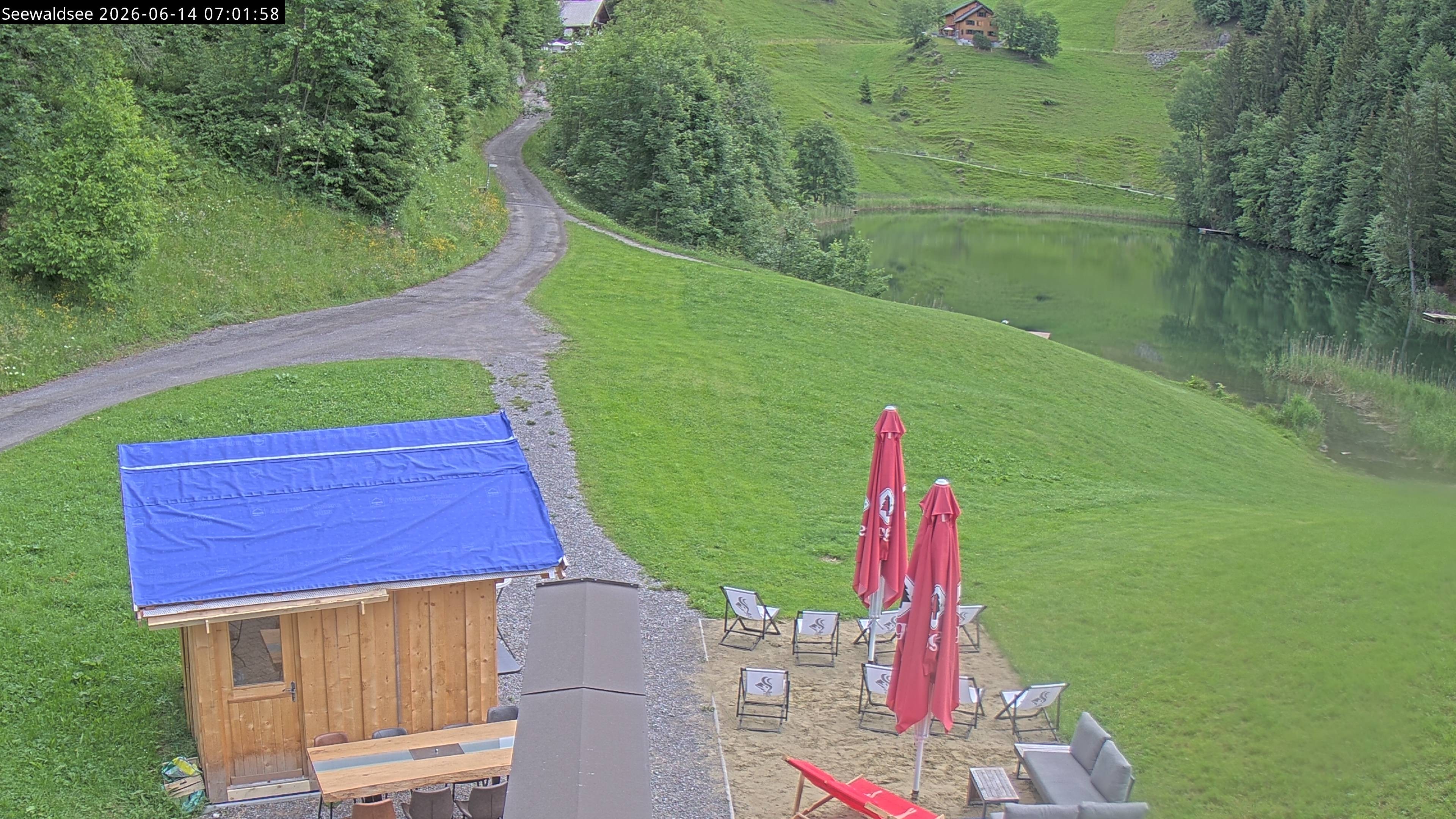 Archiv Foto Webcam Fontanella: Seewaldsee