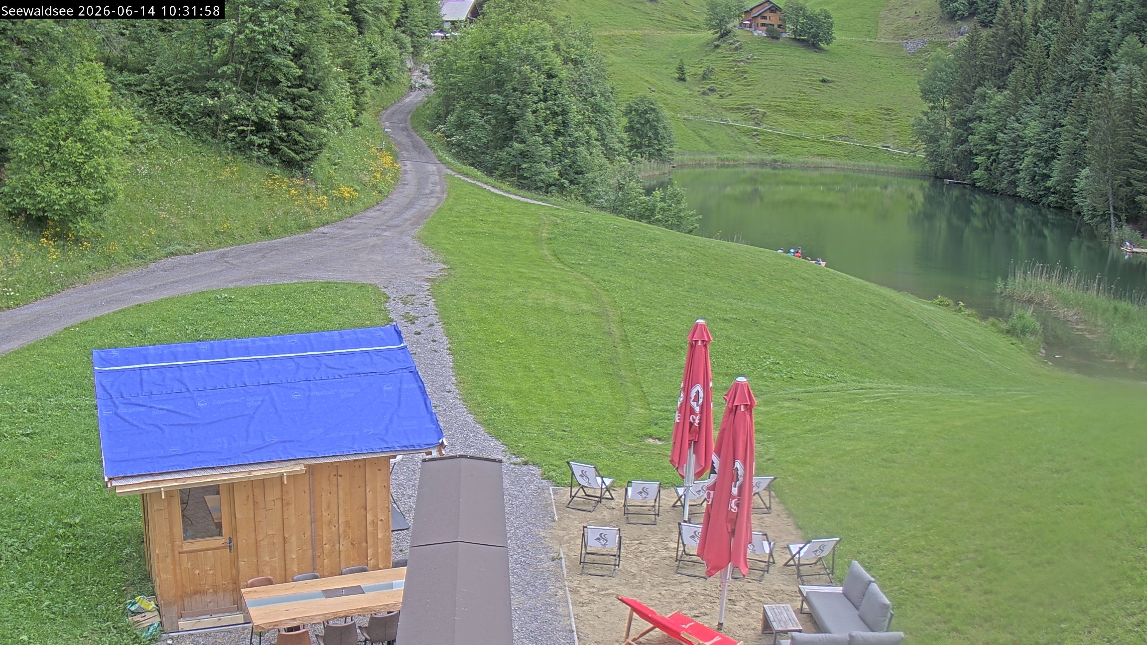 Archiv Foto Webcam Fontanella: Seewaldsee