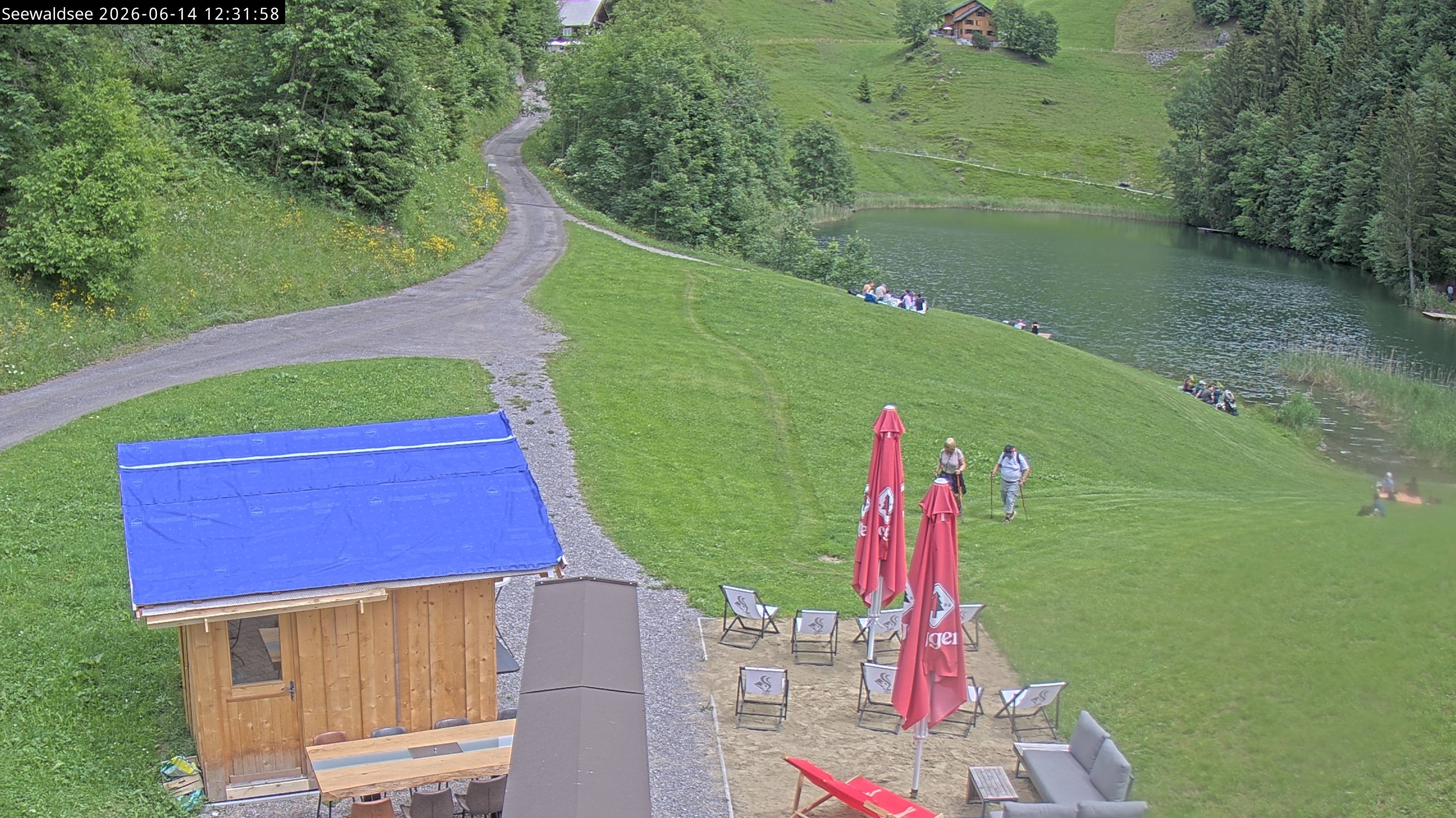 Archiv Foto Webcam Fontanella: Seewaldsee