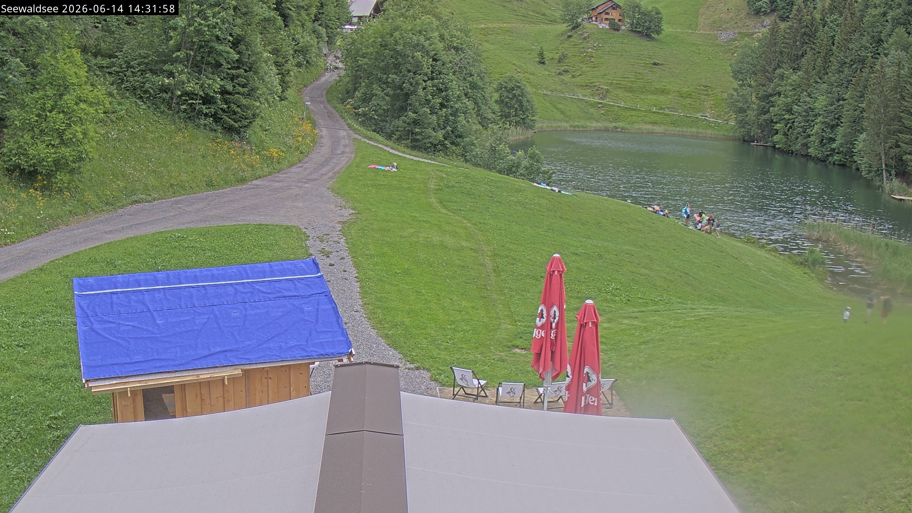 Archiv Foto Webcam Fontanella: Seewaldsee