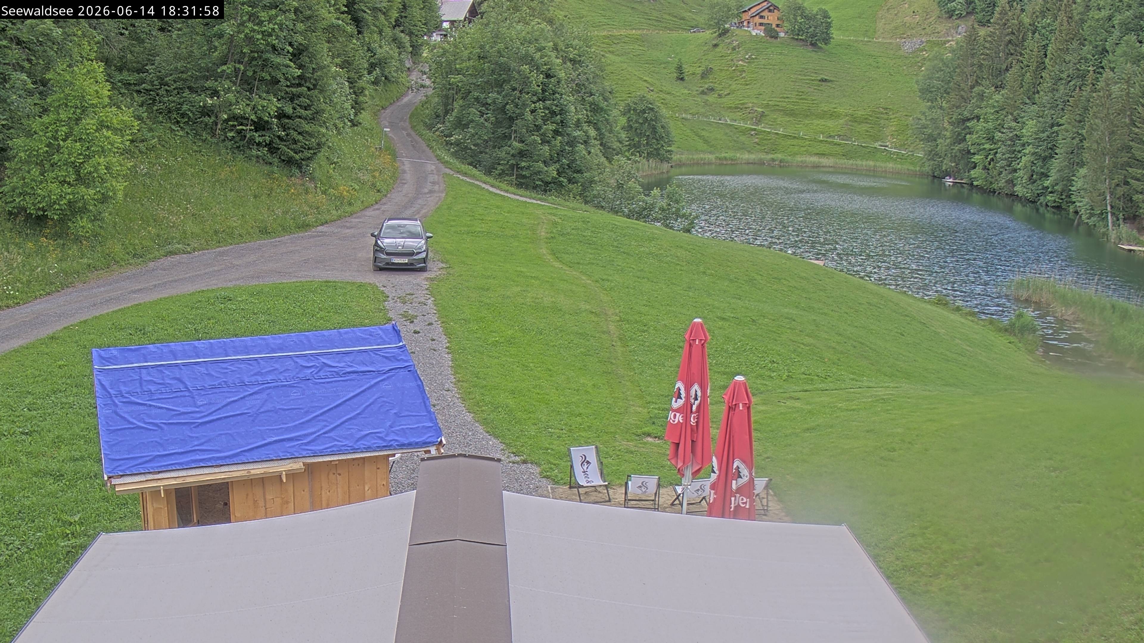 Archiv Foto Webcam Fontanella: Seewaldsee