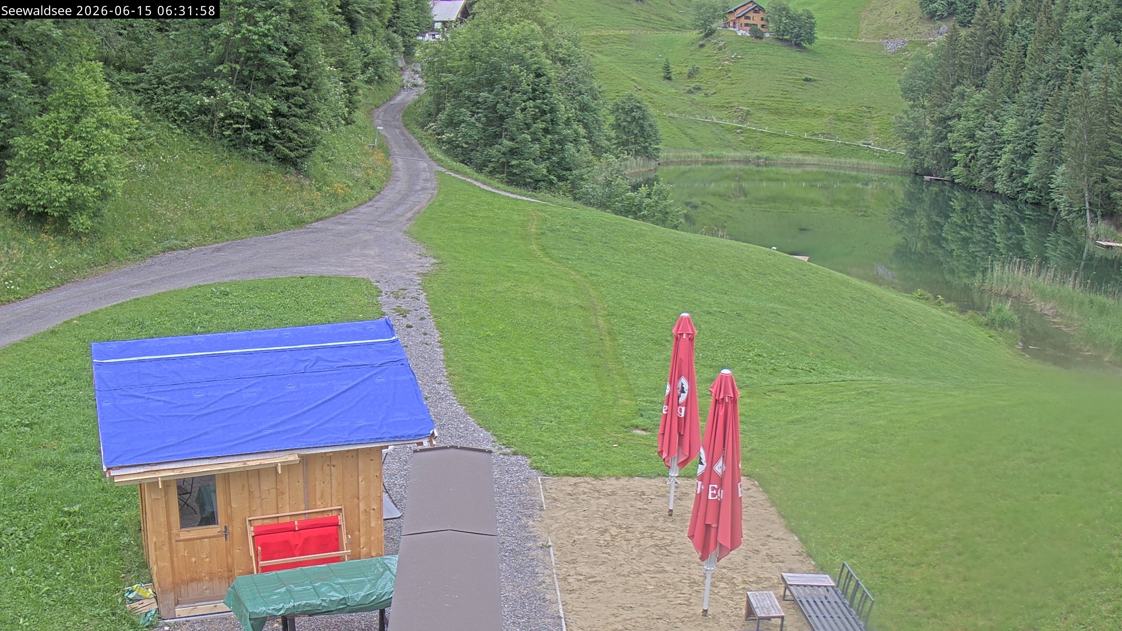 Archiv Foto Webcam Fontanella: Seewaldsee