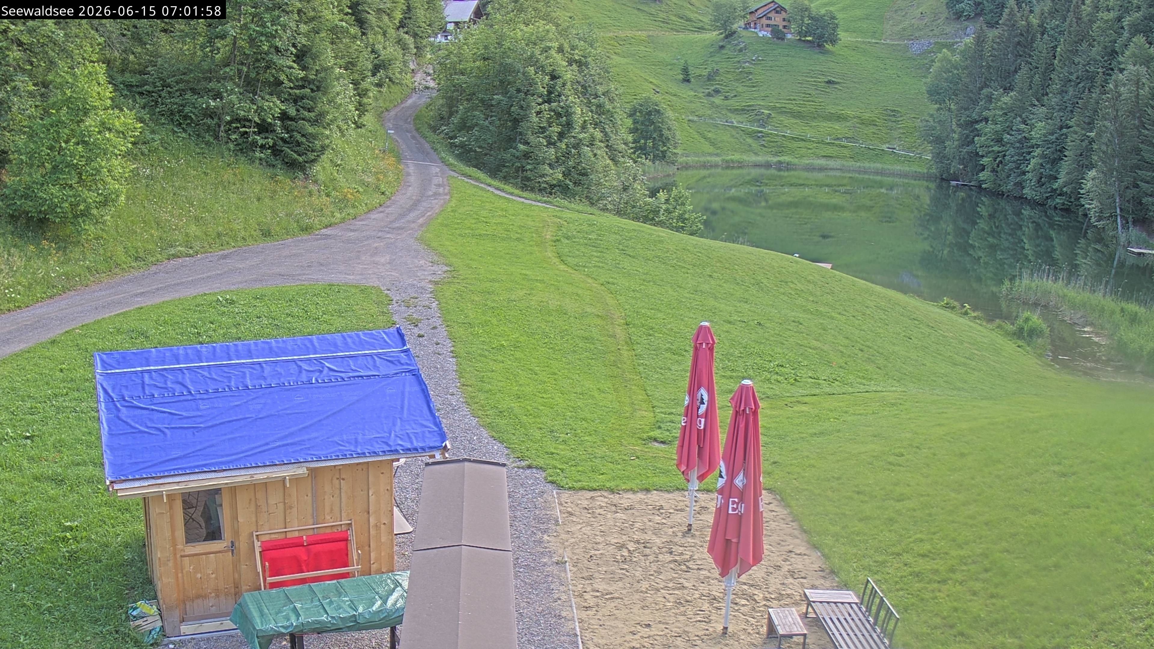 Archiv Foto Webcam Fontanella: Seewaldsee