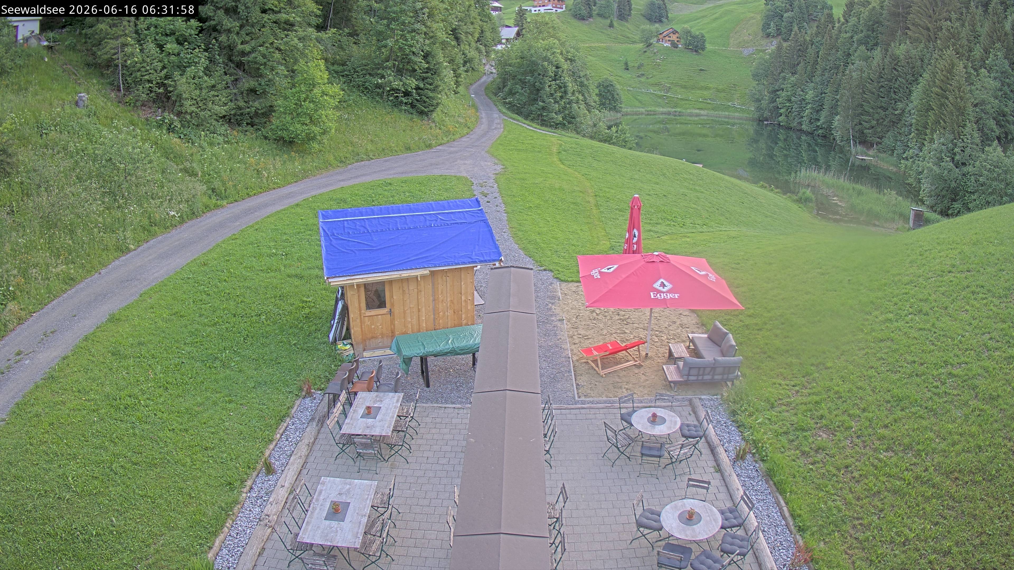 Archiv Foto Webcam Fontanella: Seewaldsee