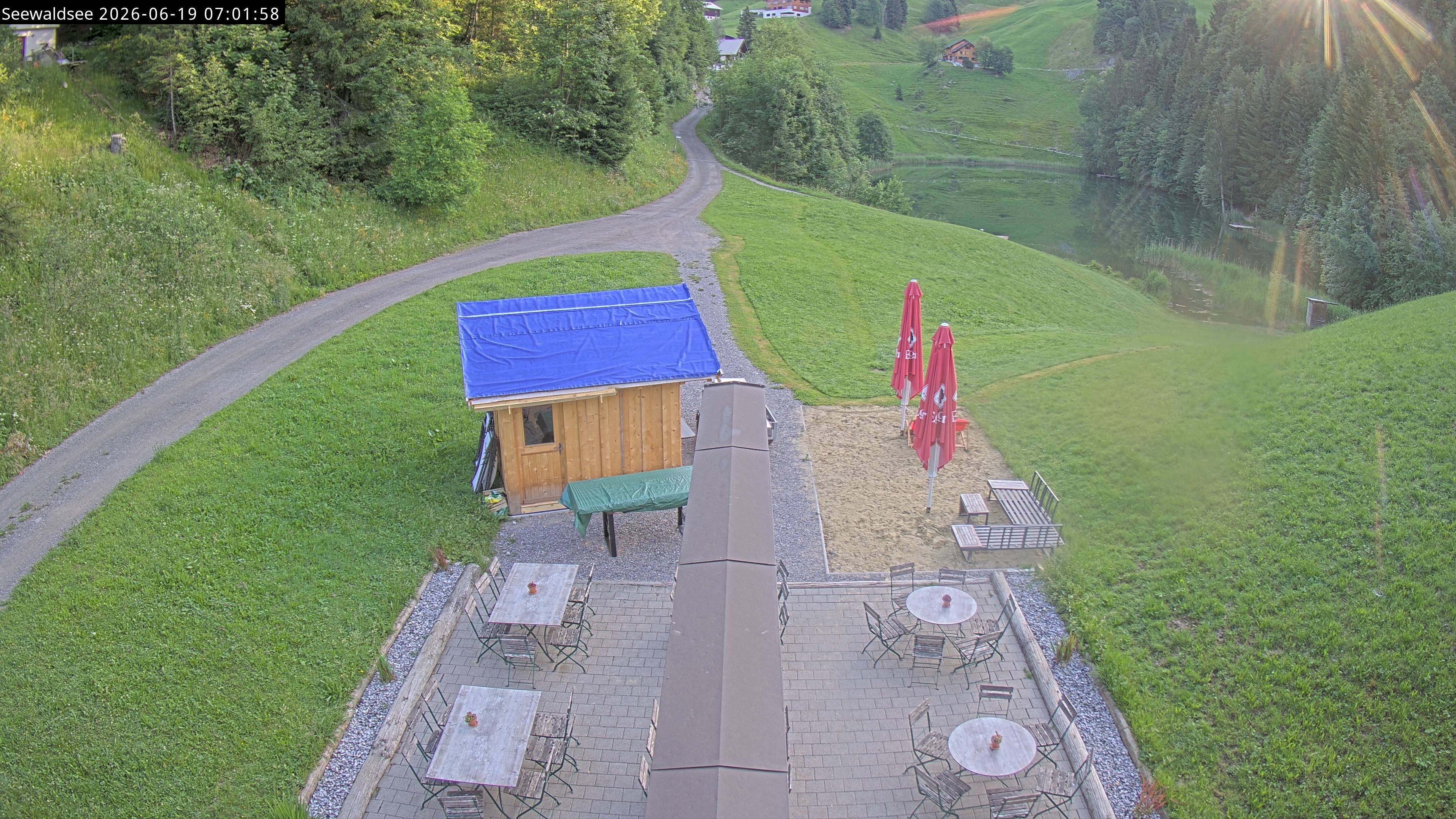 Archiv Foto Webcam Fontanella: Seewaldsee