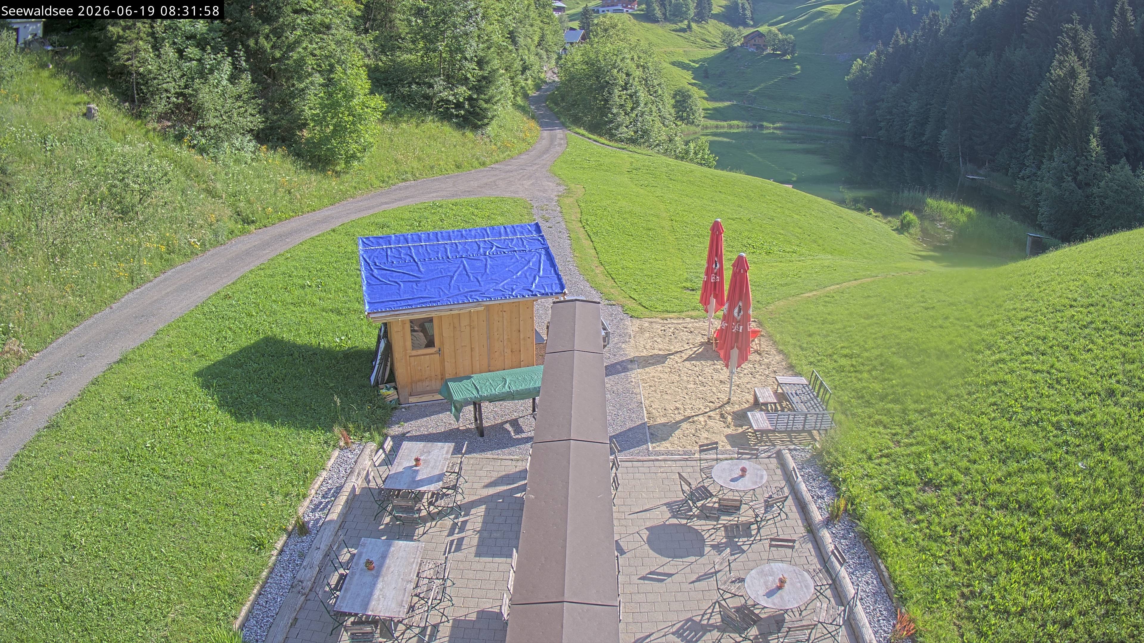 Archiv Foto Webcam Fontanella: Seewaldsee
