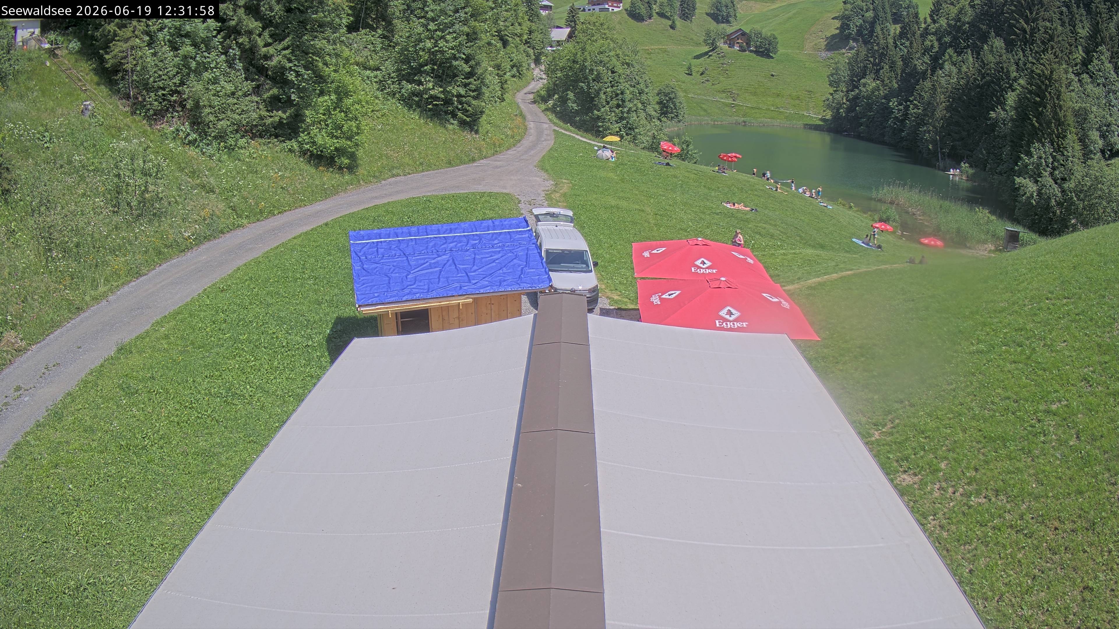 Archiv Foto Webcam Fontanella: Seewaldsee