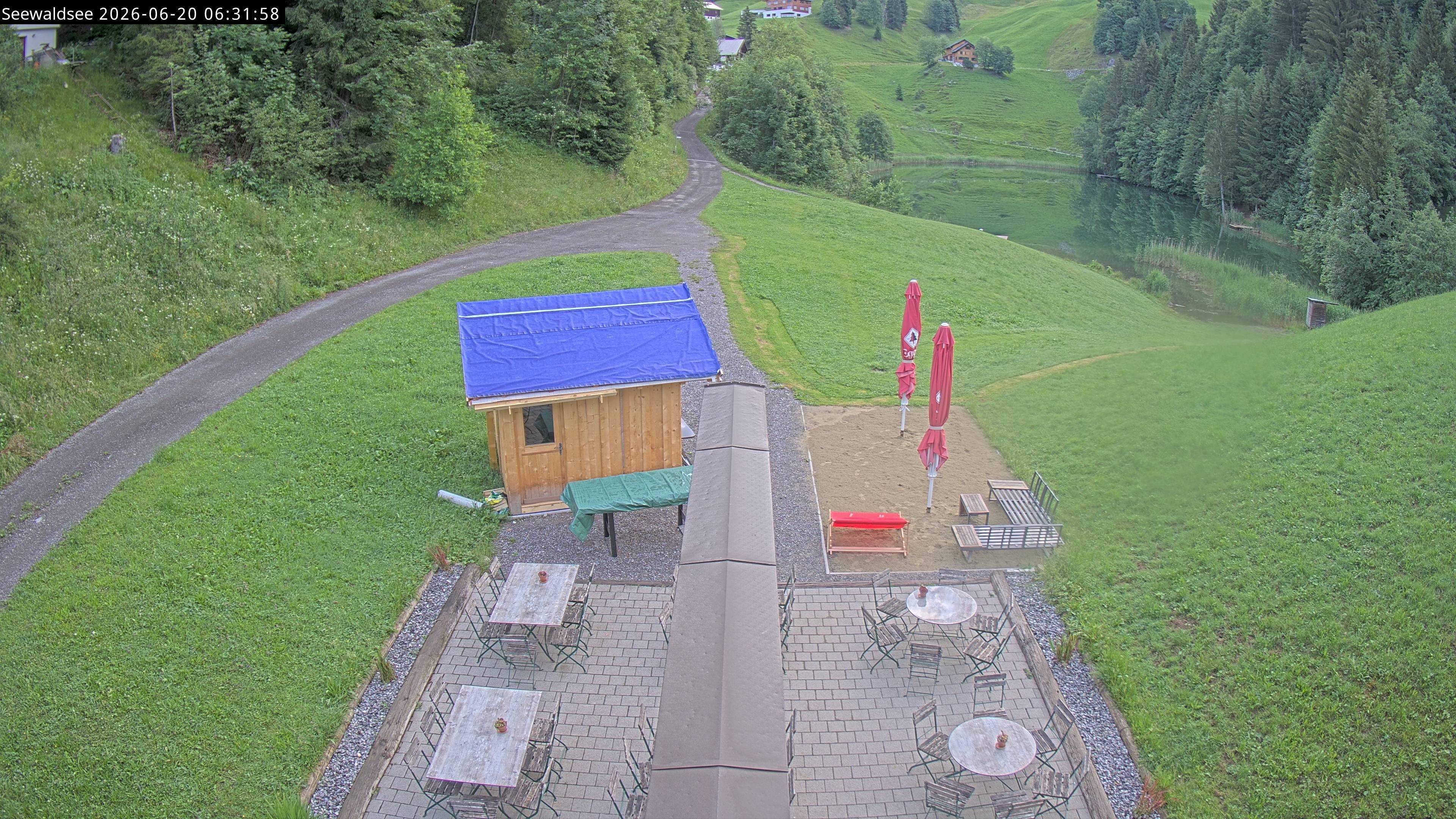 Archiv Foto Webcam Fontanella: Seewaldsee