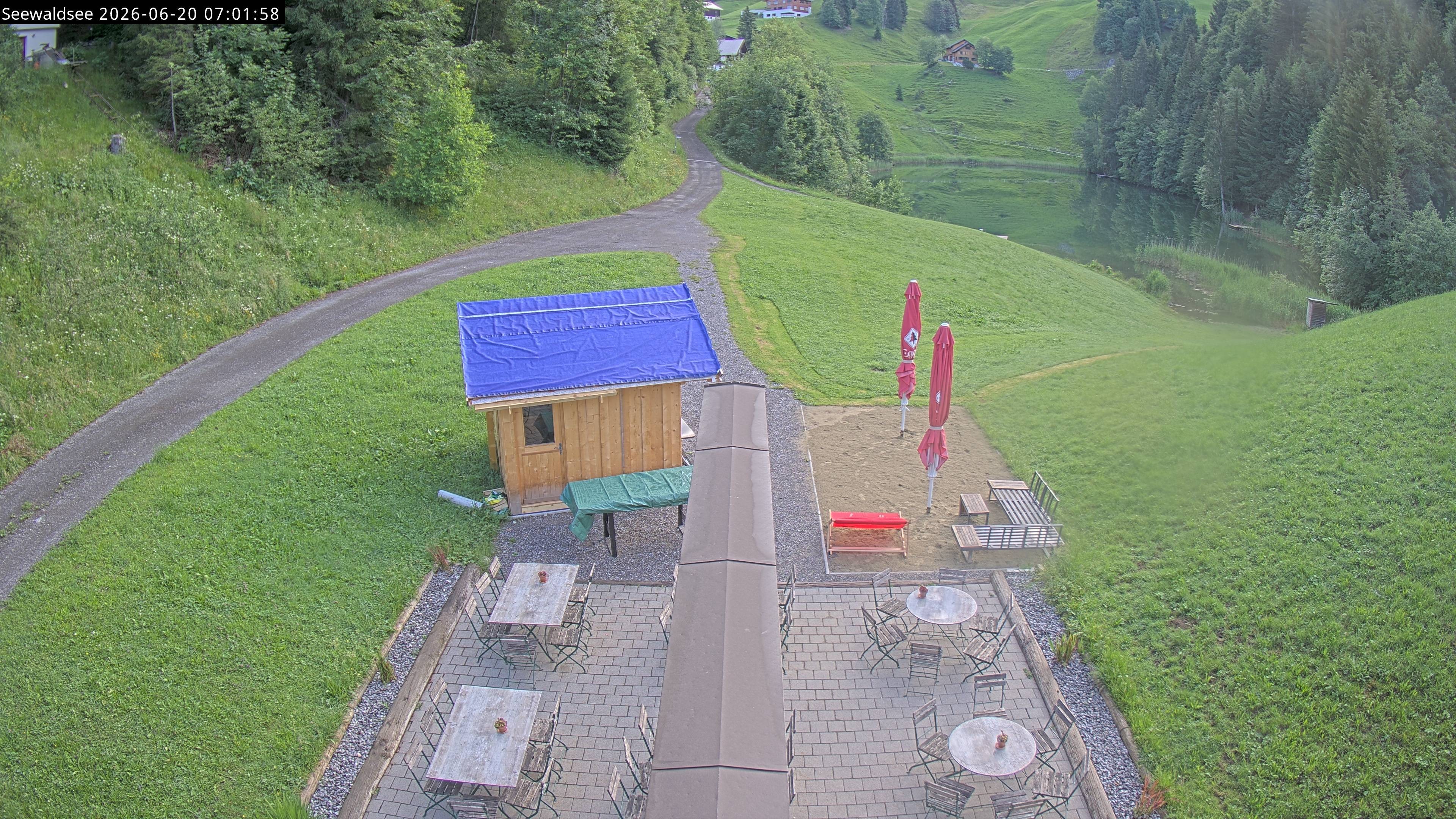 Archiv Foto Webcam Fontanella: Seewaldsee