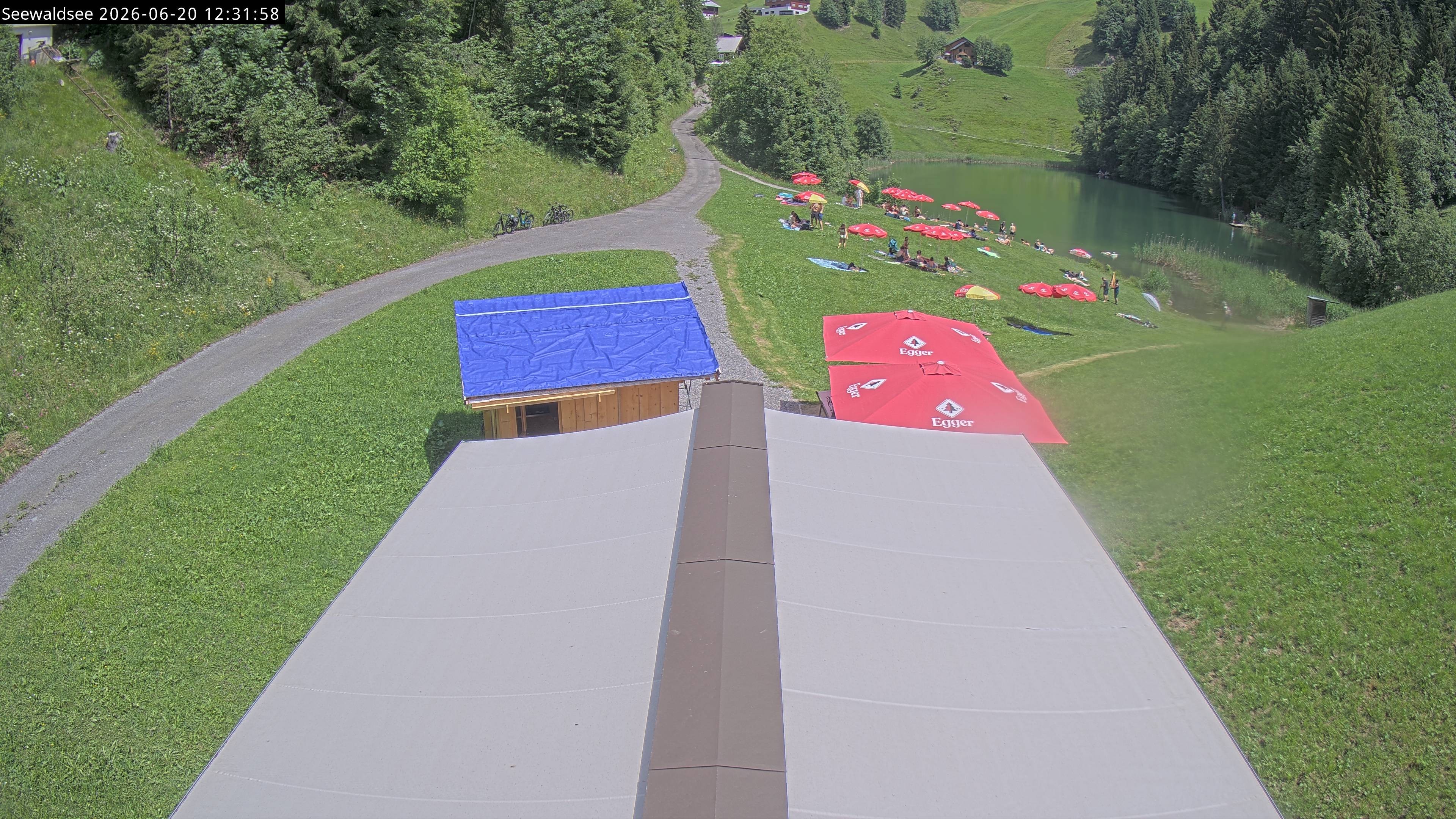 Archiv Foto Webcam Fontanella: Seewaldsee