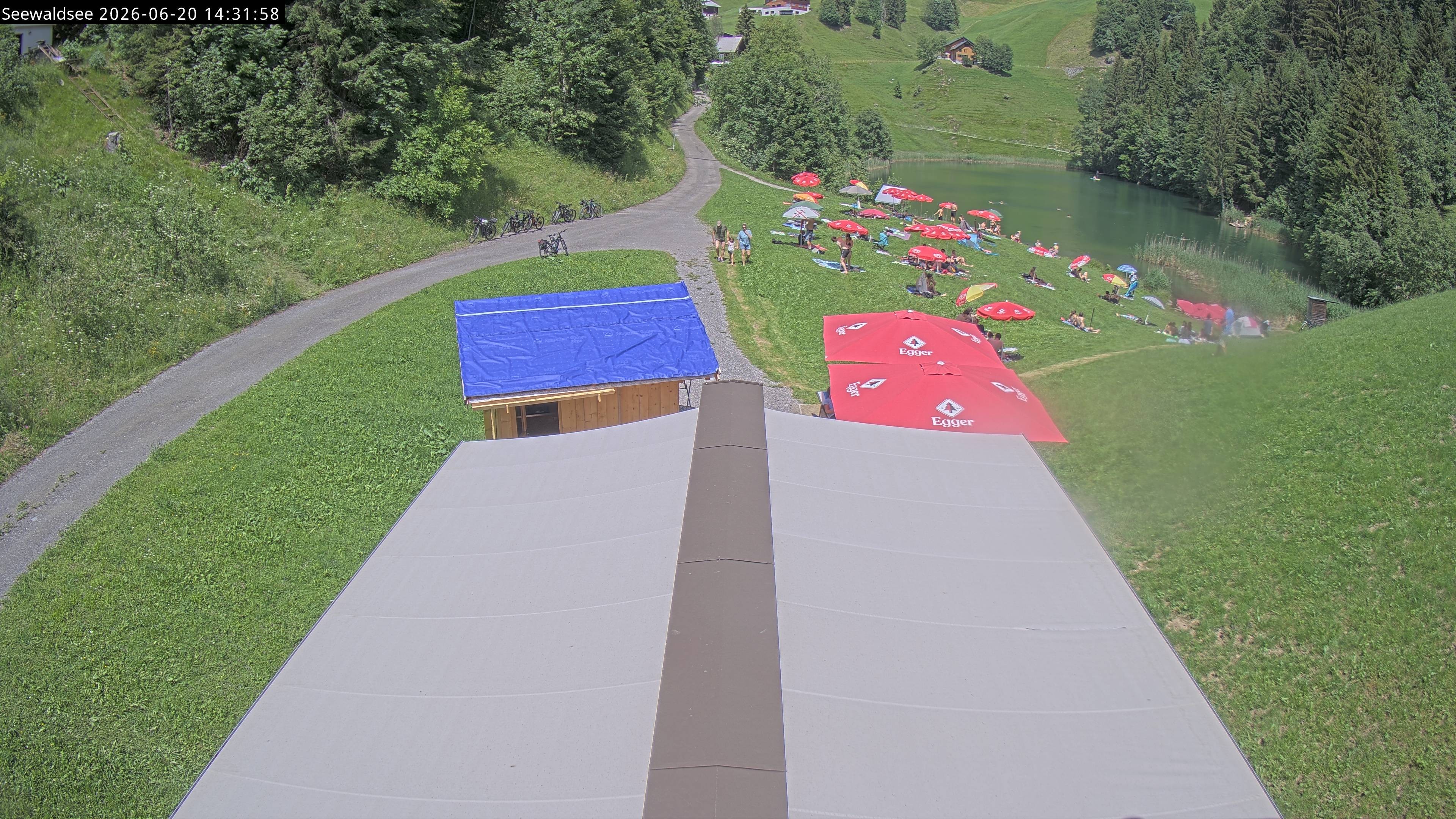 Archiv Foto Webcam Fontanella: Seewaldsee