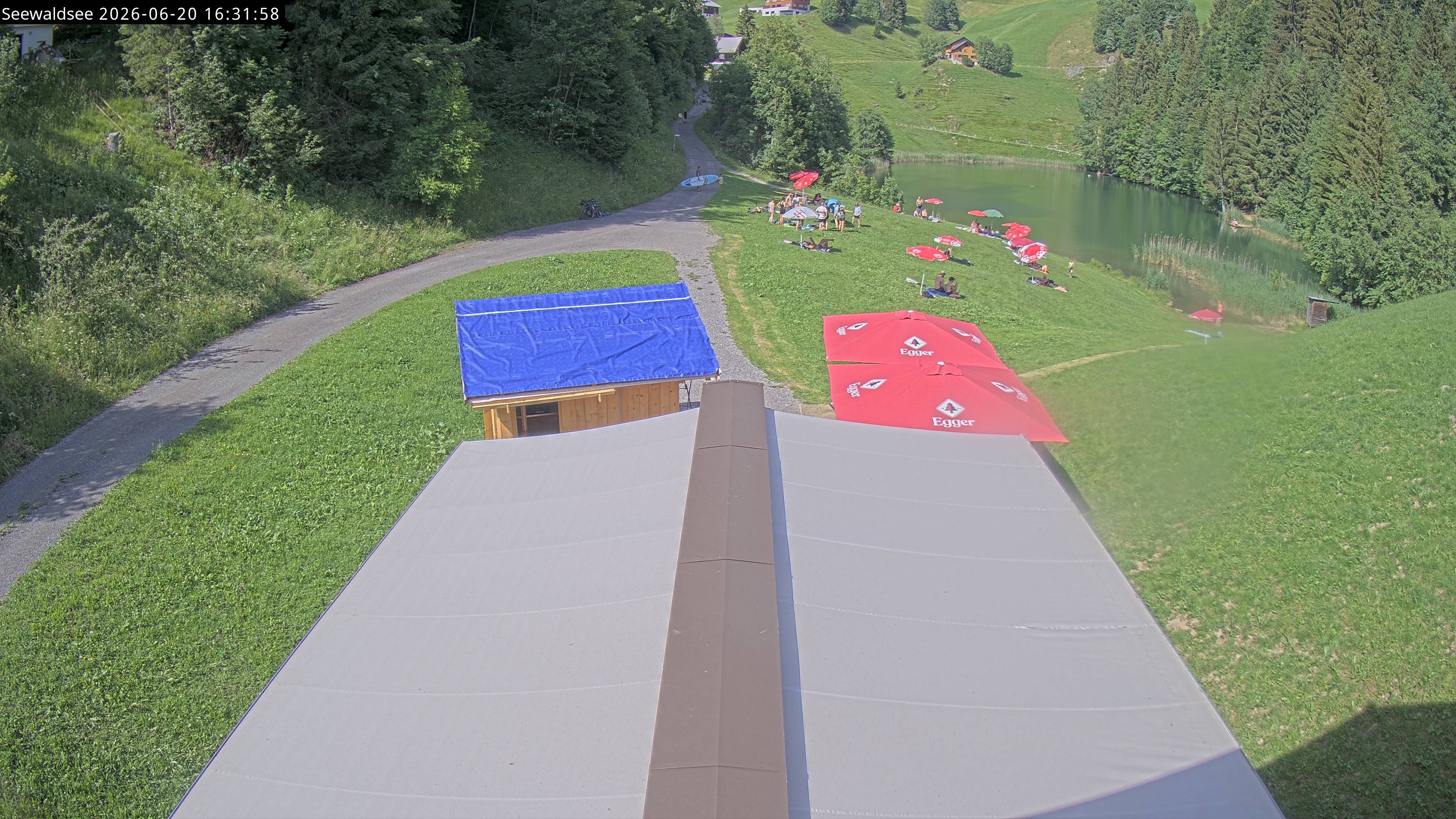Archiv Foto Webcam Fontanella: Seewaldsee