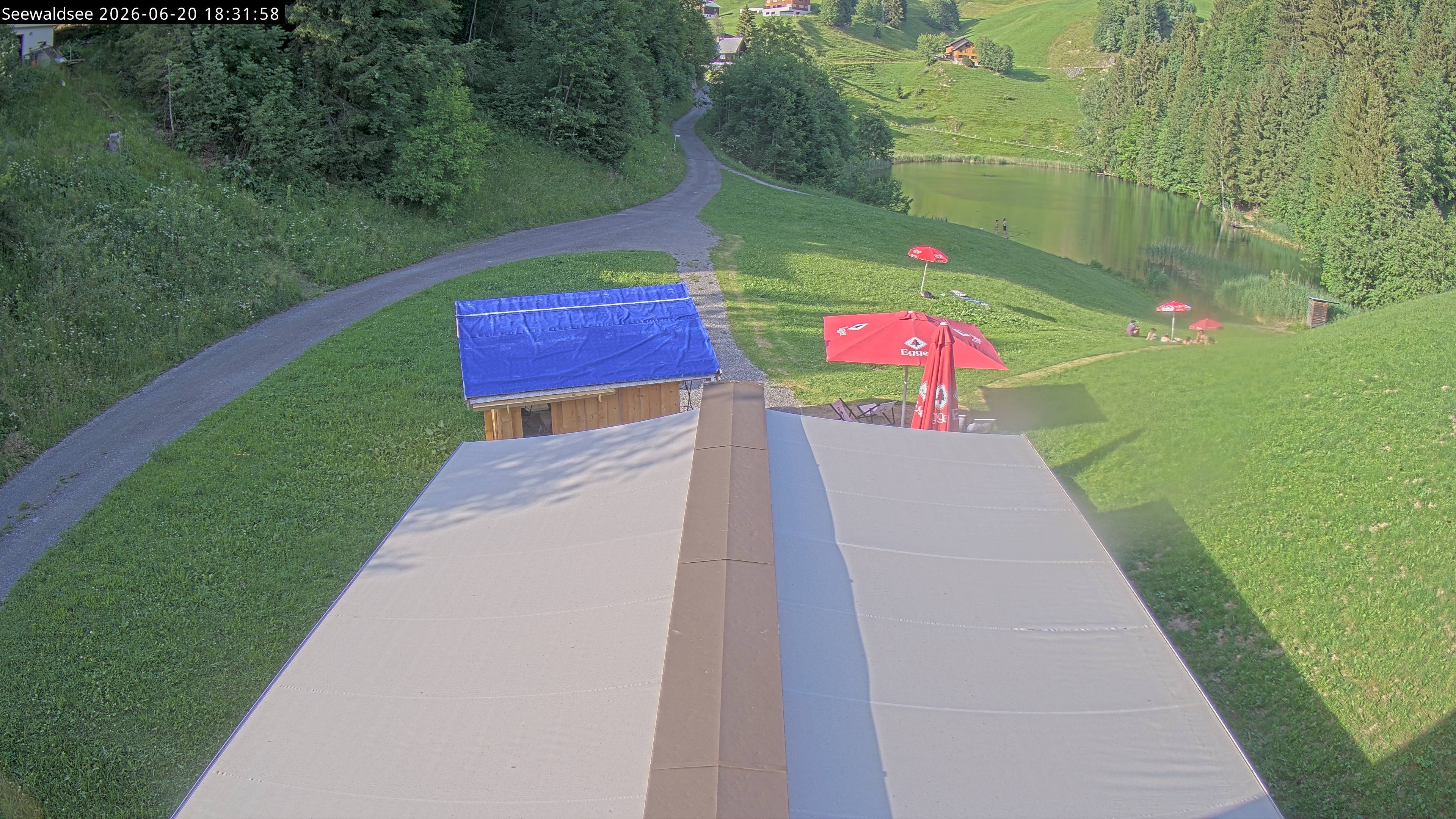 Archiv Foto Webcam Fontanella: Seewaldsee