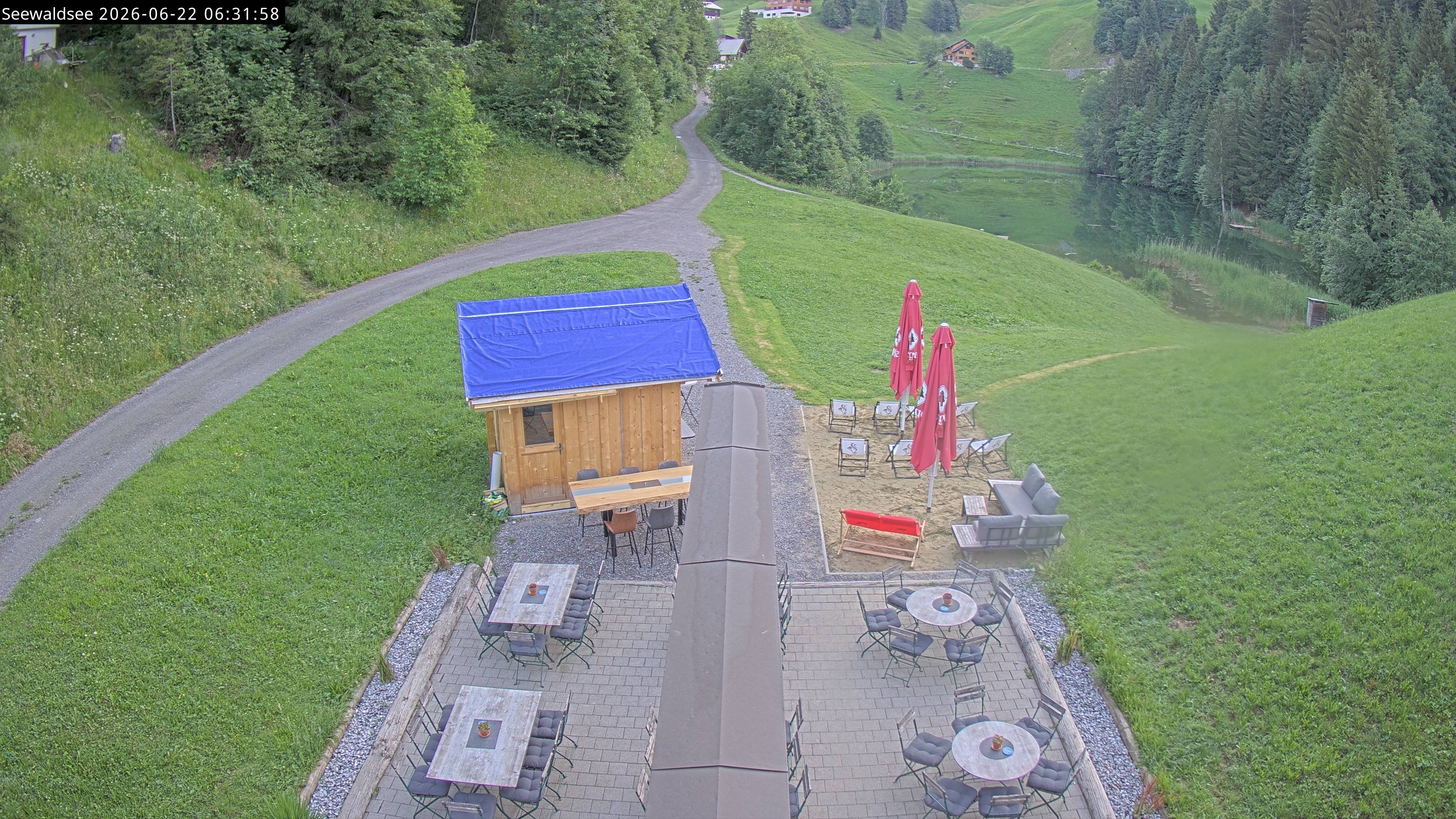Archiv Foto Webcam Fontanella: Seewaldsee