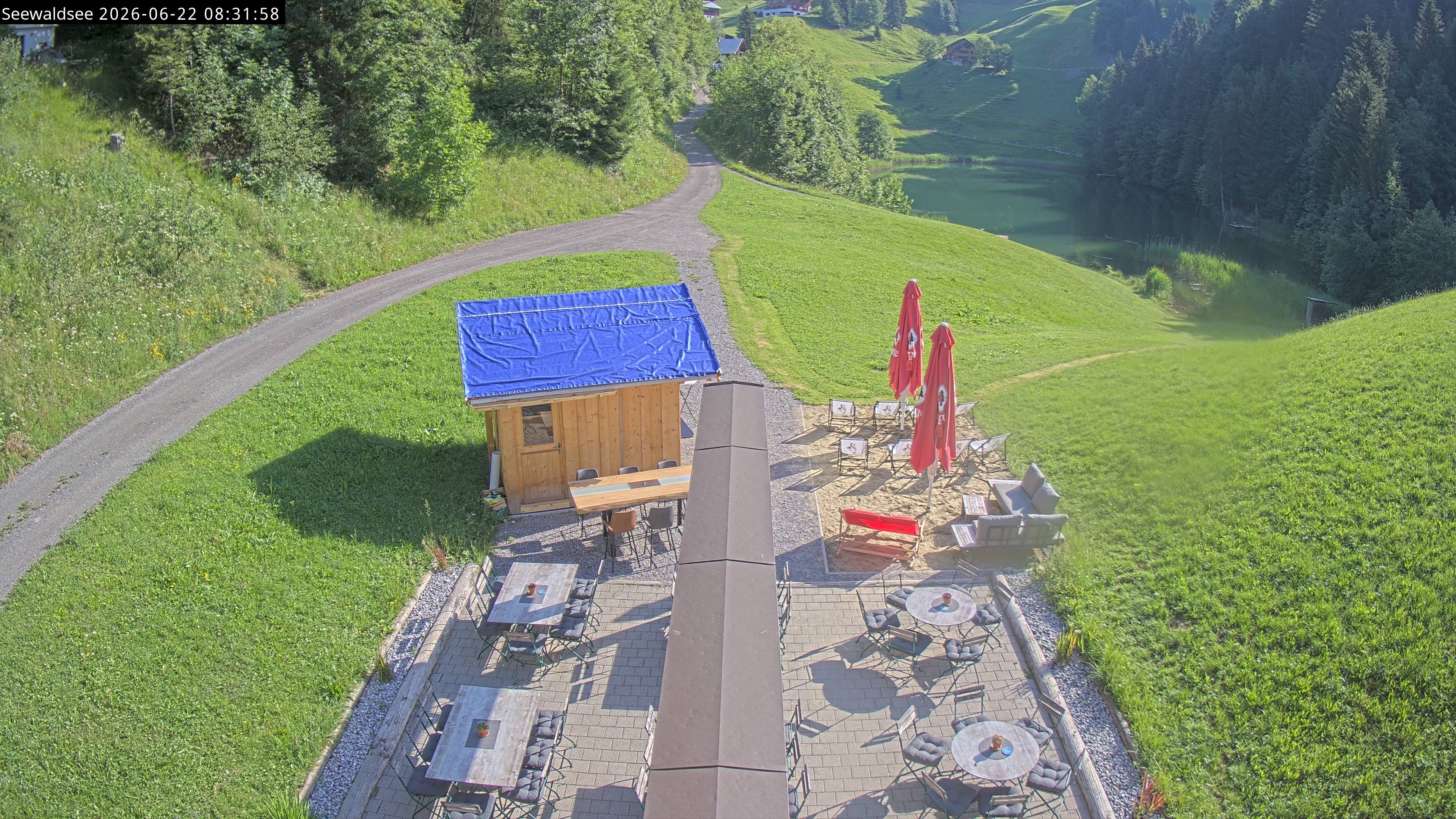 Archiv Foto Webcam Fontanella: Seewaldsee
