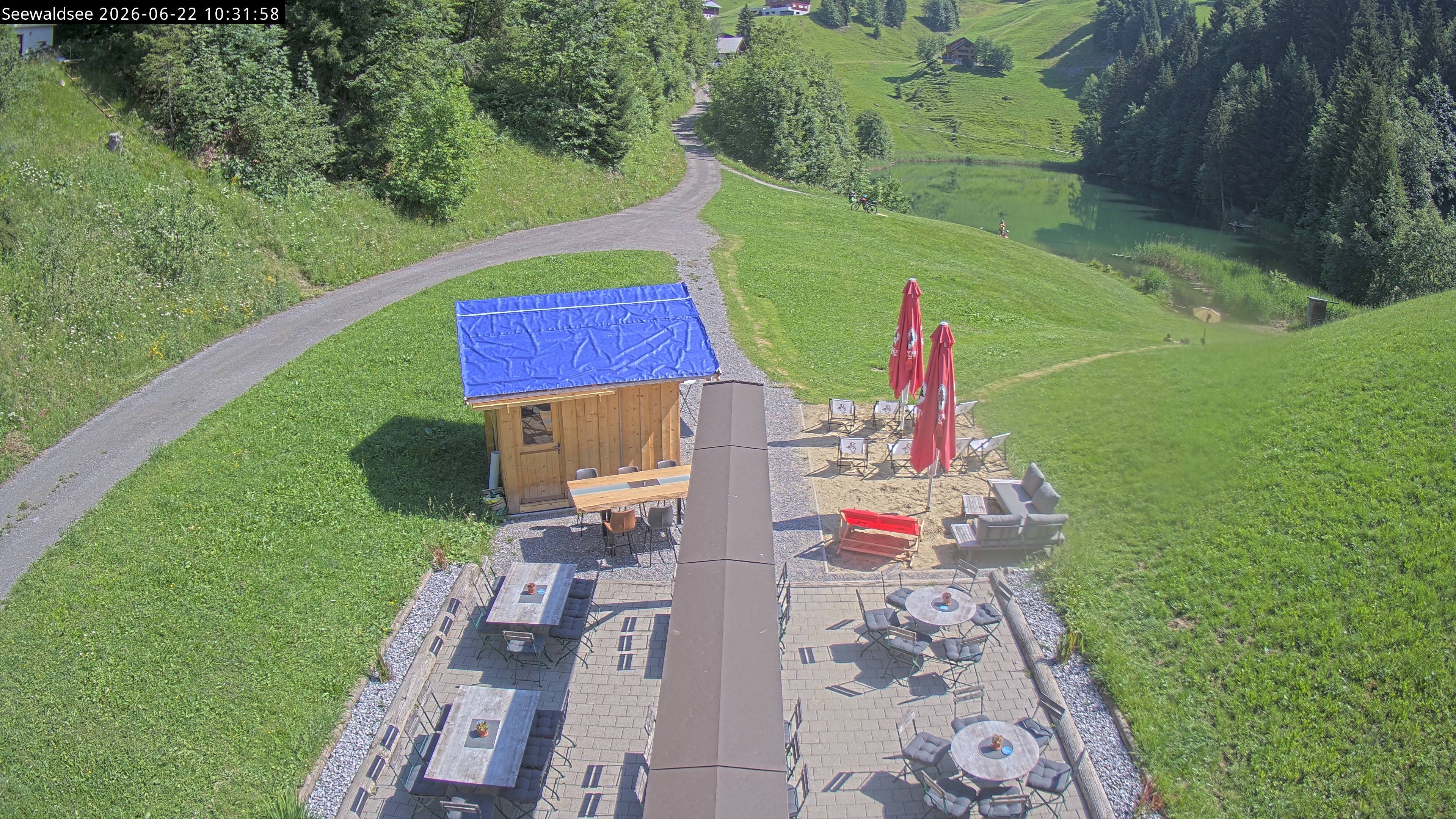 Archiv Foto Webcam Fontanella: Seewaldsee