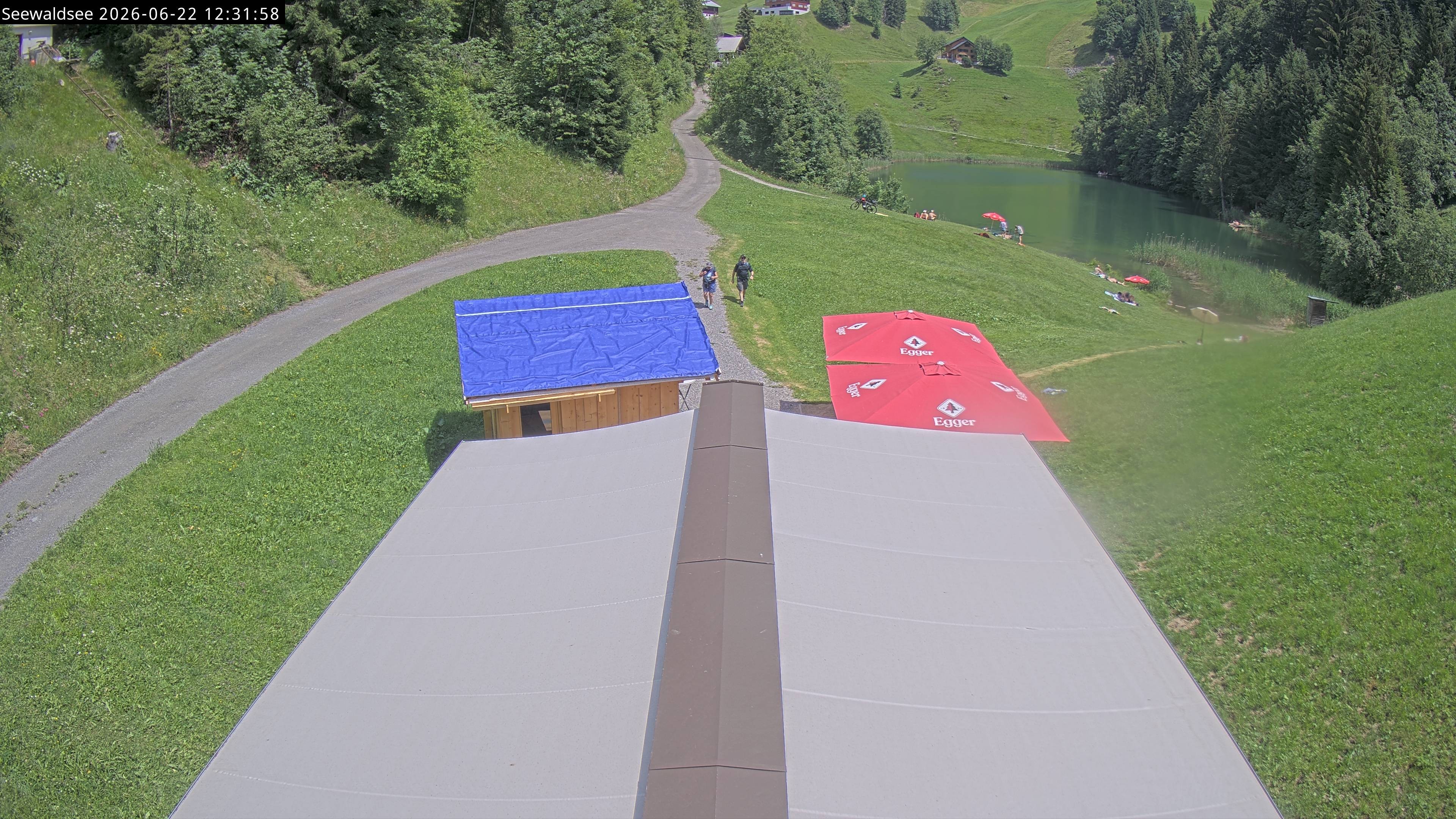Archiv Foto Webcam Fontanella: Seewaldsee