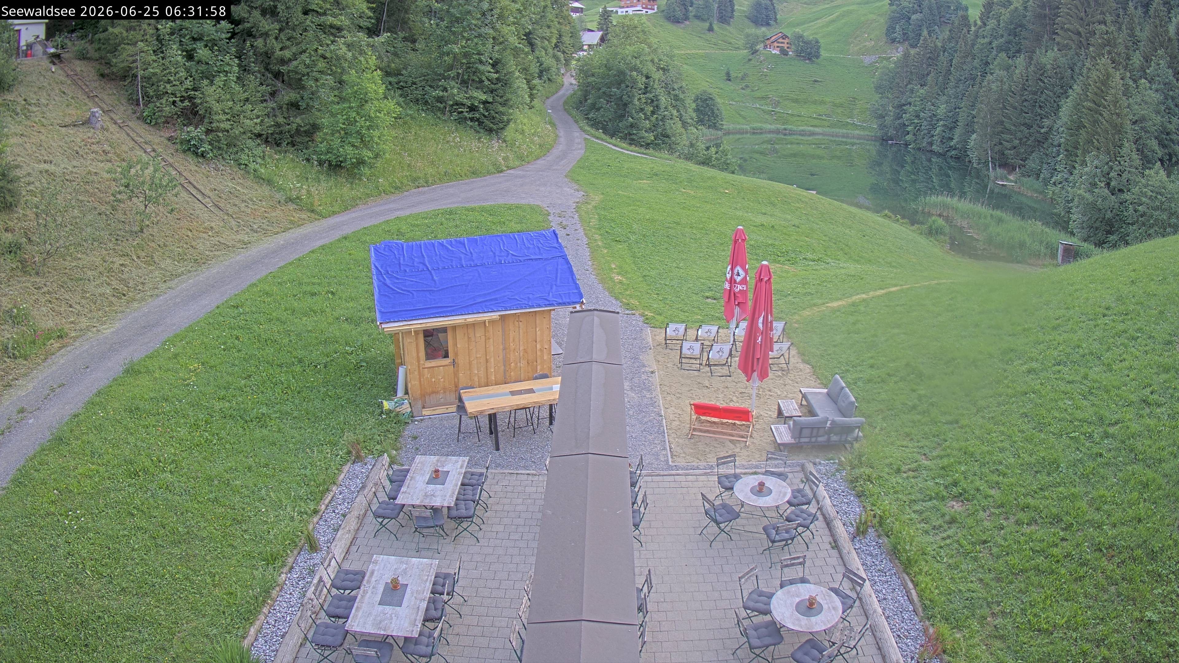 Archiv Foto Webcam Fontanella: Seewaldsee