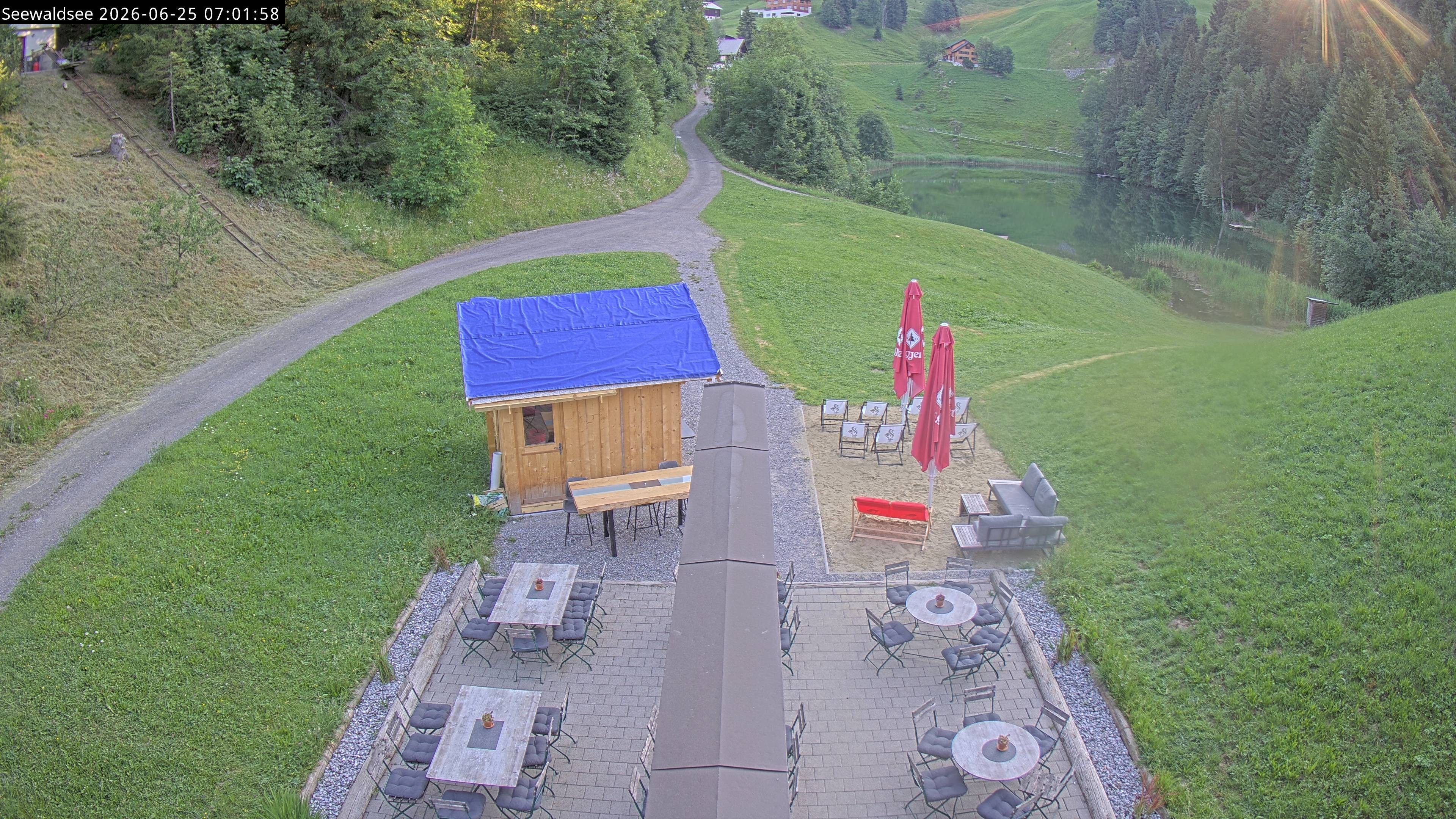 Archiv Foto Webcam Fontanella: Seewaldsee