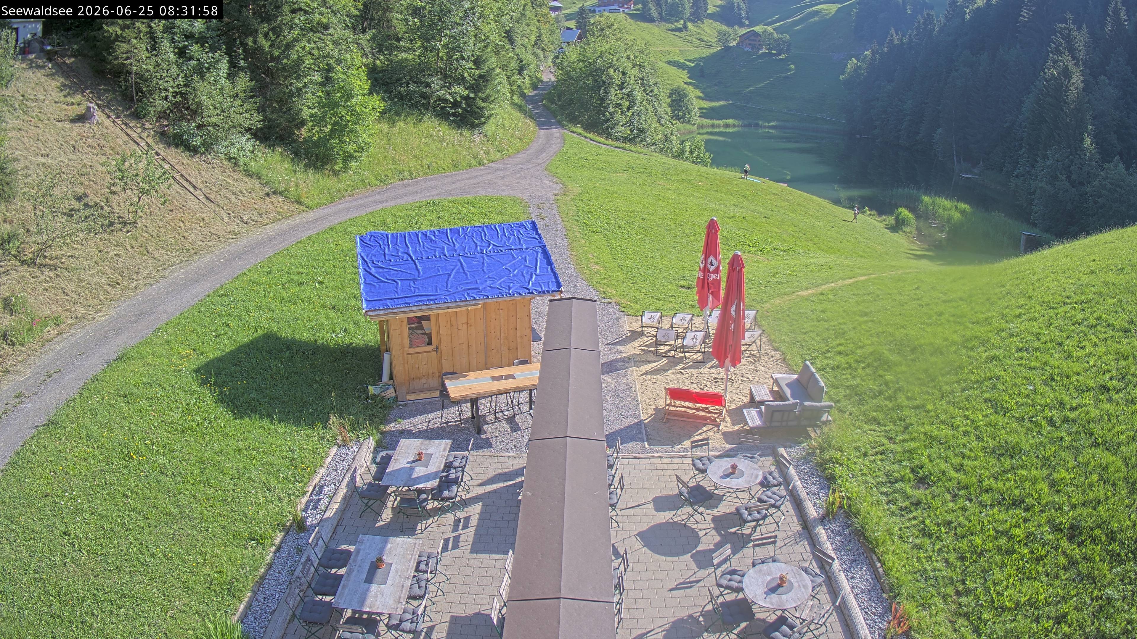 Archiv Foto Webcam Fontanella: Seewaldsee