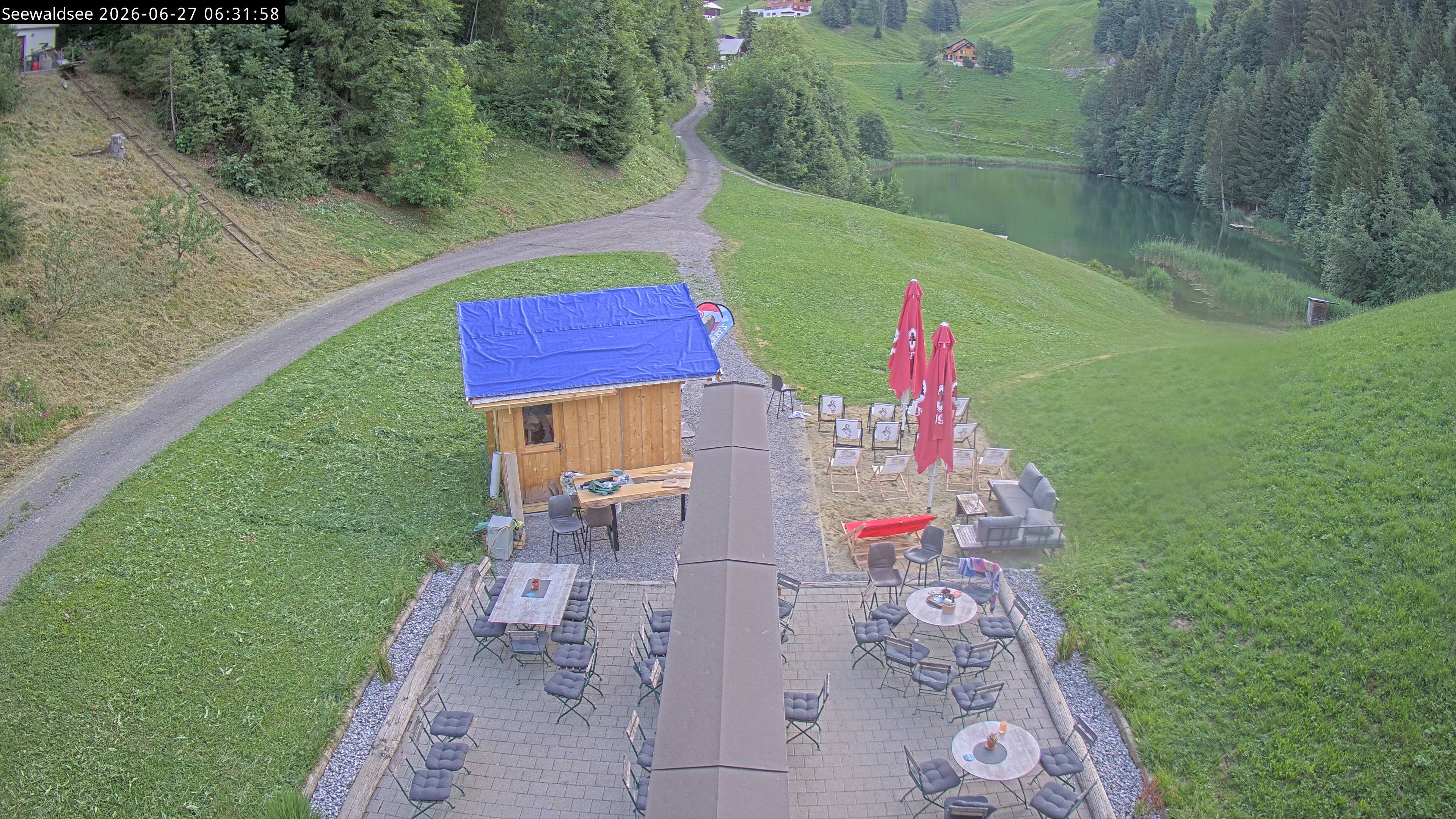 Archiv Foto Webcam Fontanella: Seewaldsee