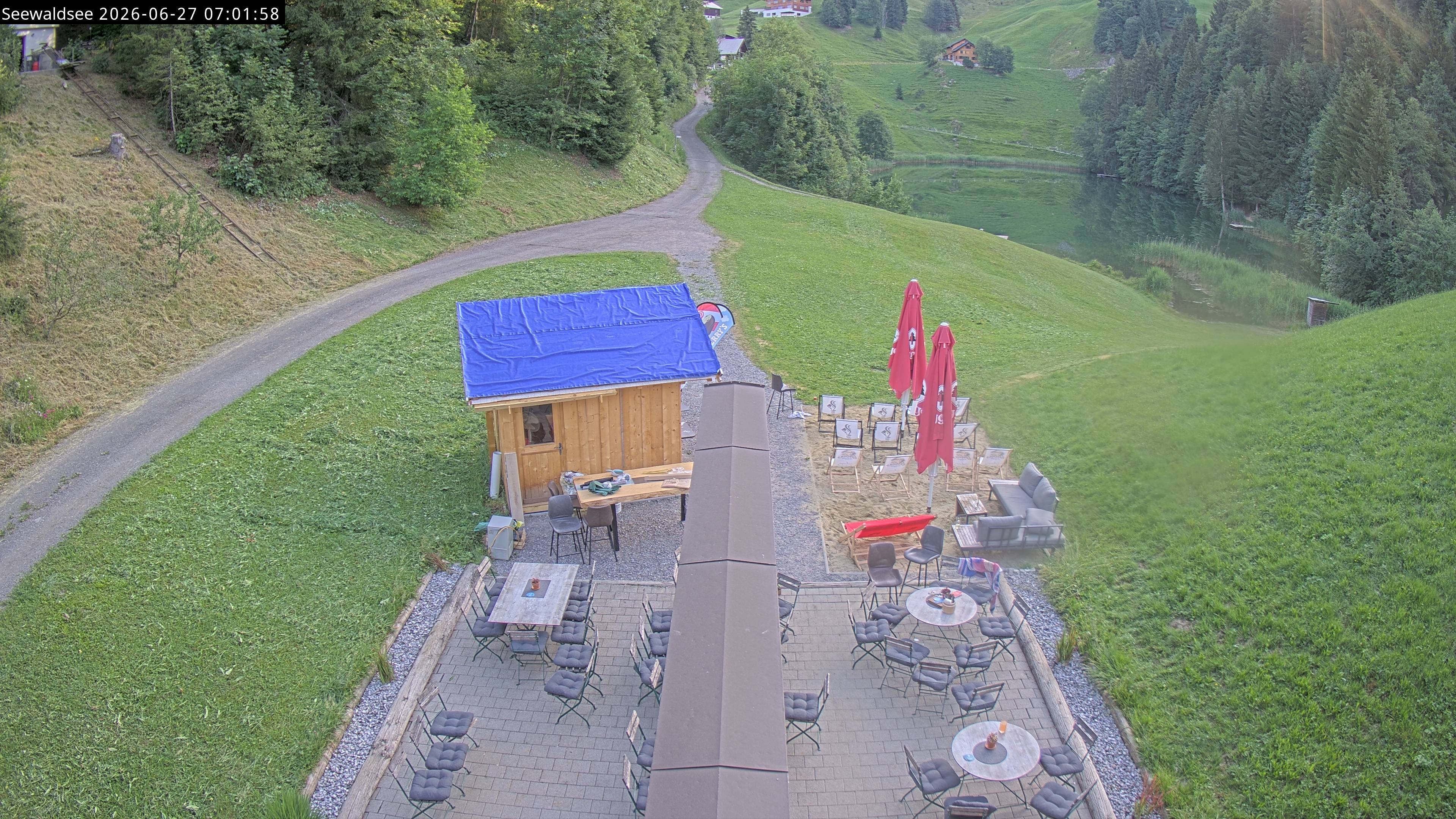 Archiv Foto Webcam Fontanella: Seewaldsee