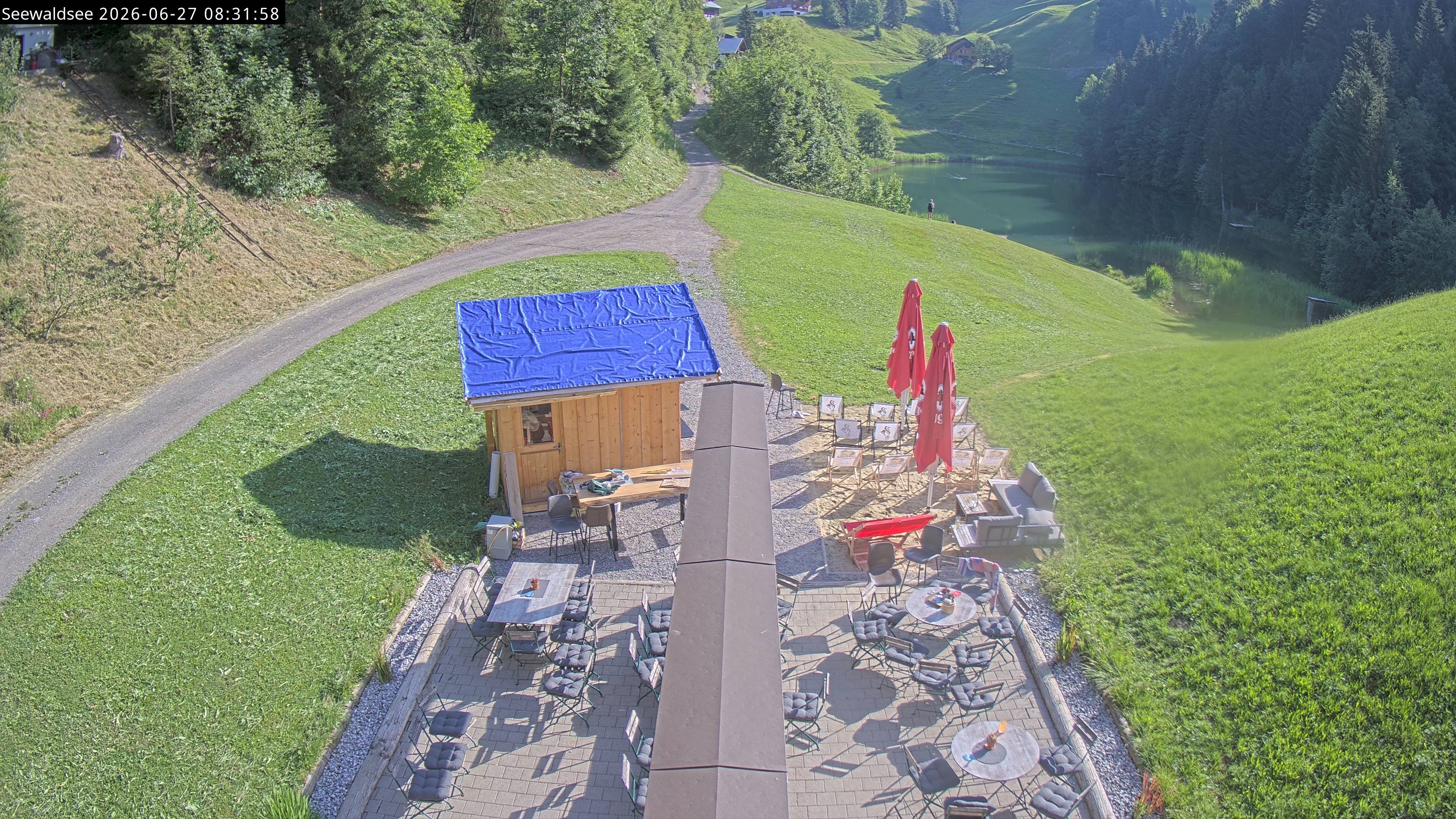 Archiv Foto Webcam Fontanella: Seewaldsee