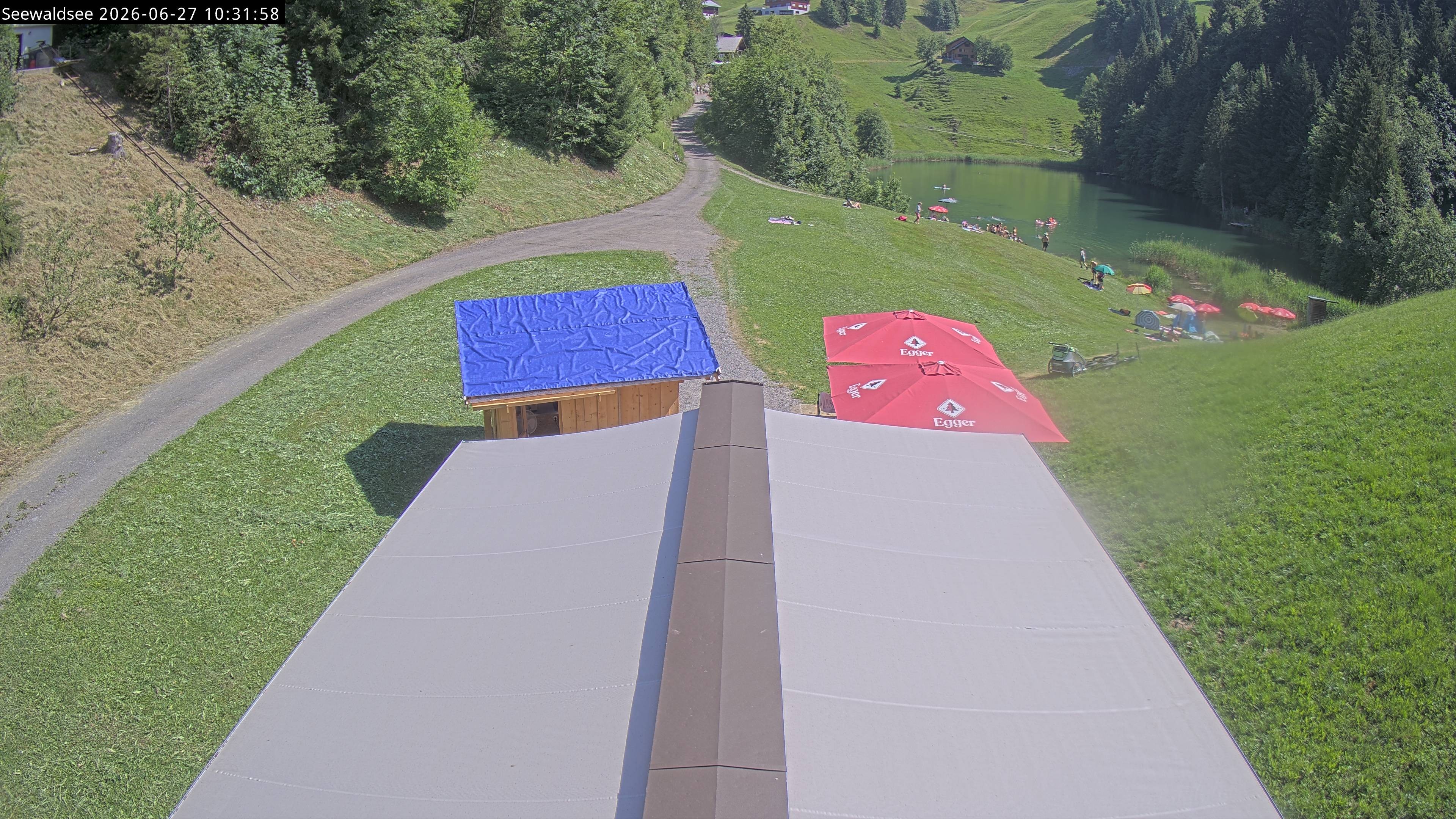 Archiv Foto Webcam Fontanella: Seewaldsee