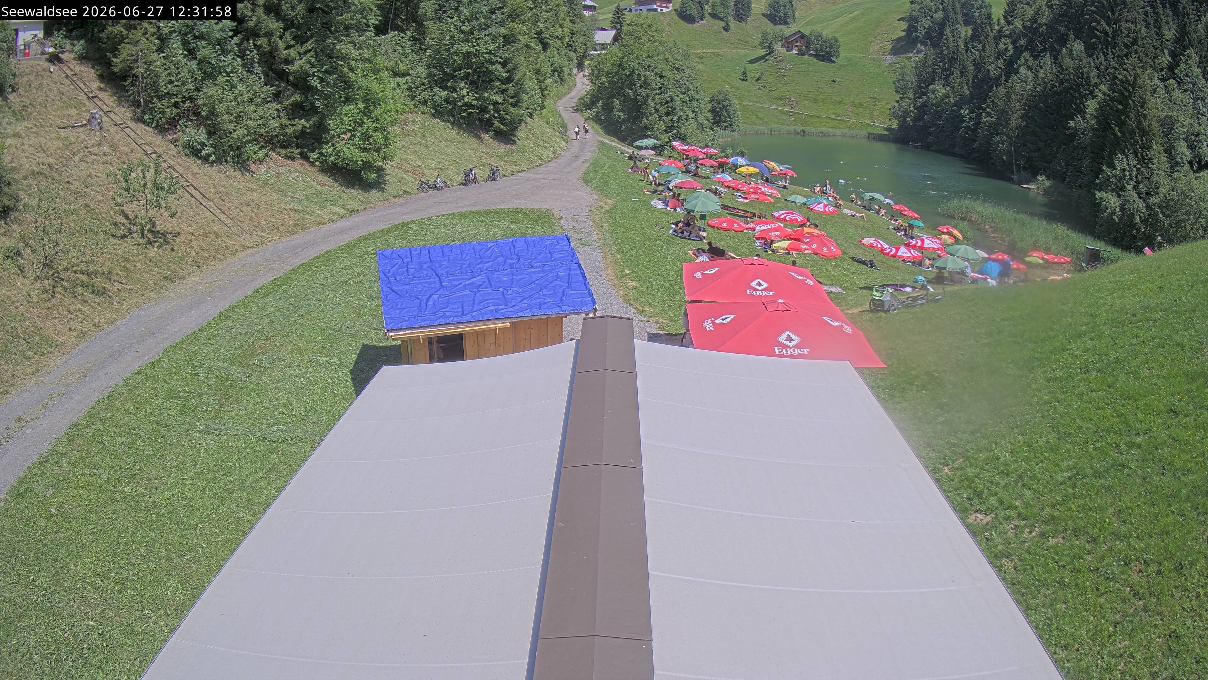 Archiv Foto Webcam Fontanella: Seewaldsee