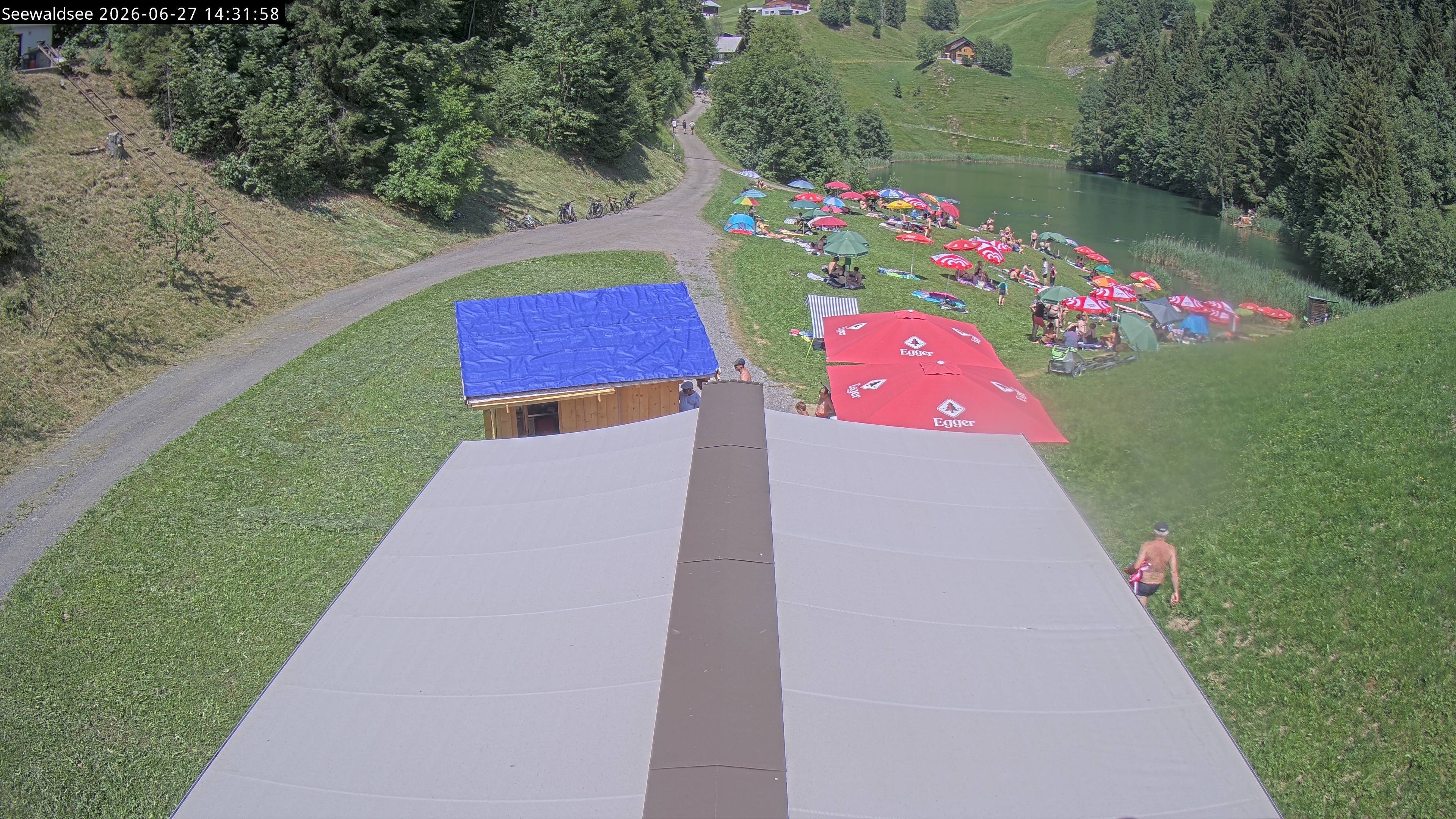 Archiv Foto Webcam Fontanella: Seewaldsee