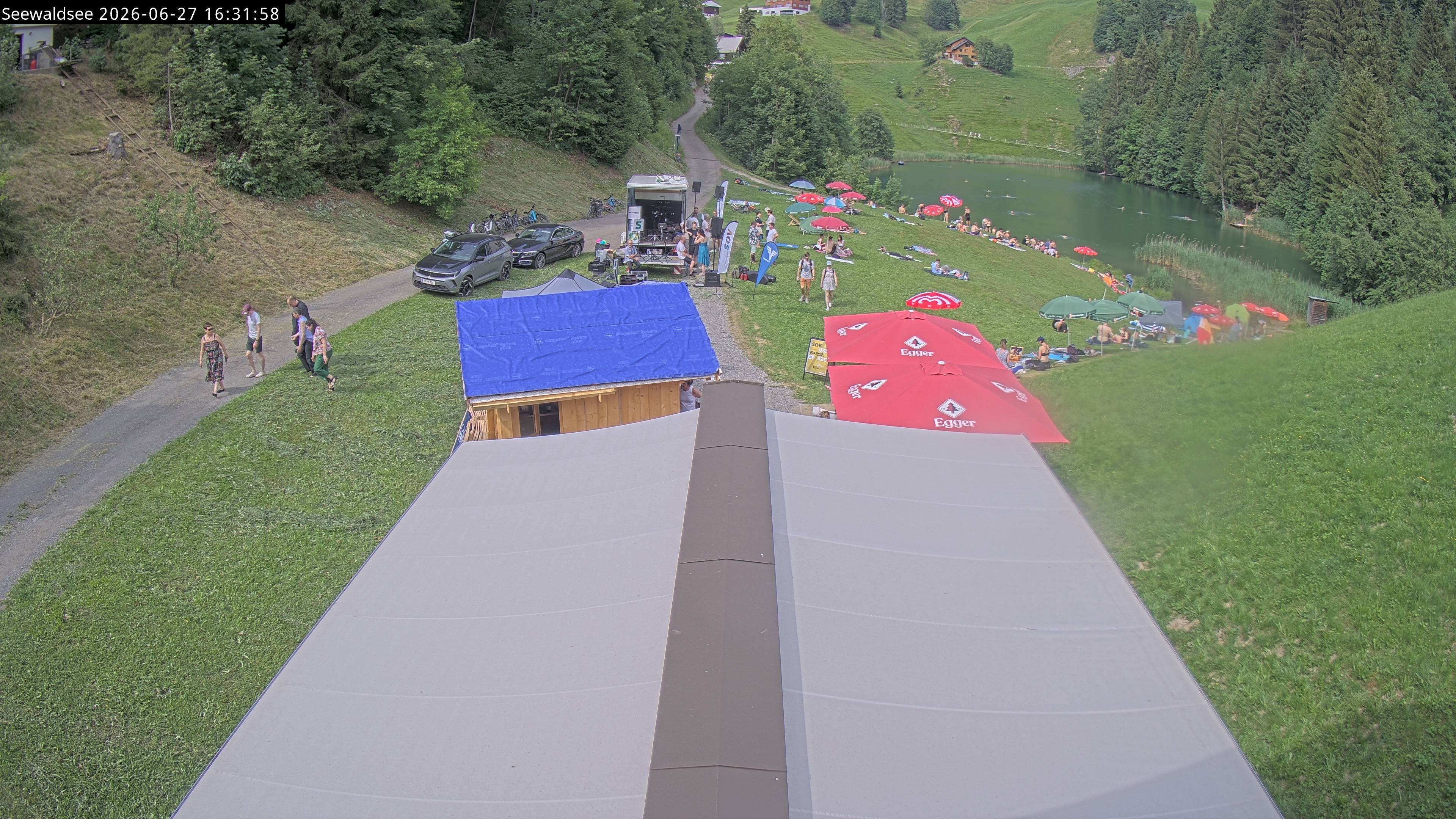 Archiv Foto Webcam Fontanella: Seewaldsee