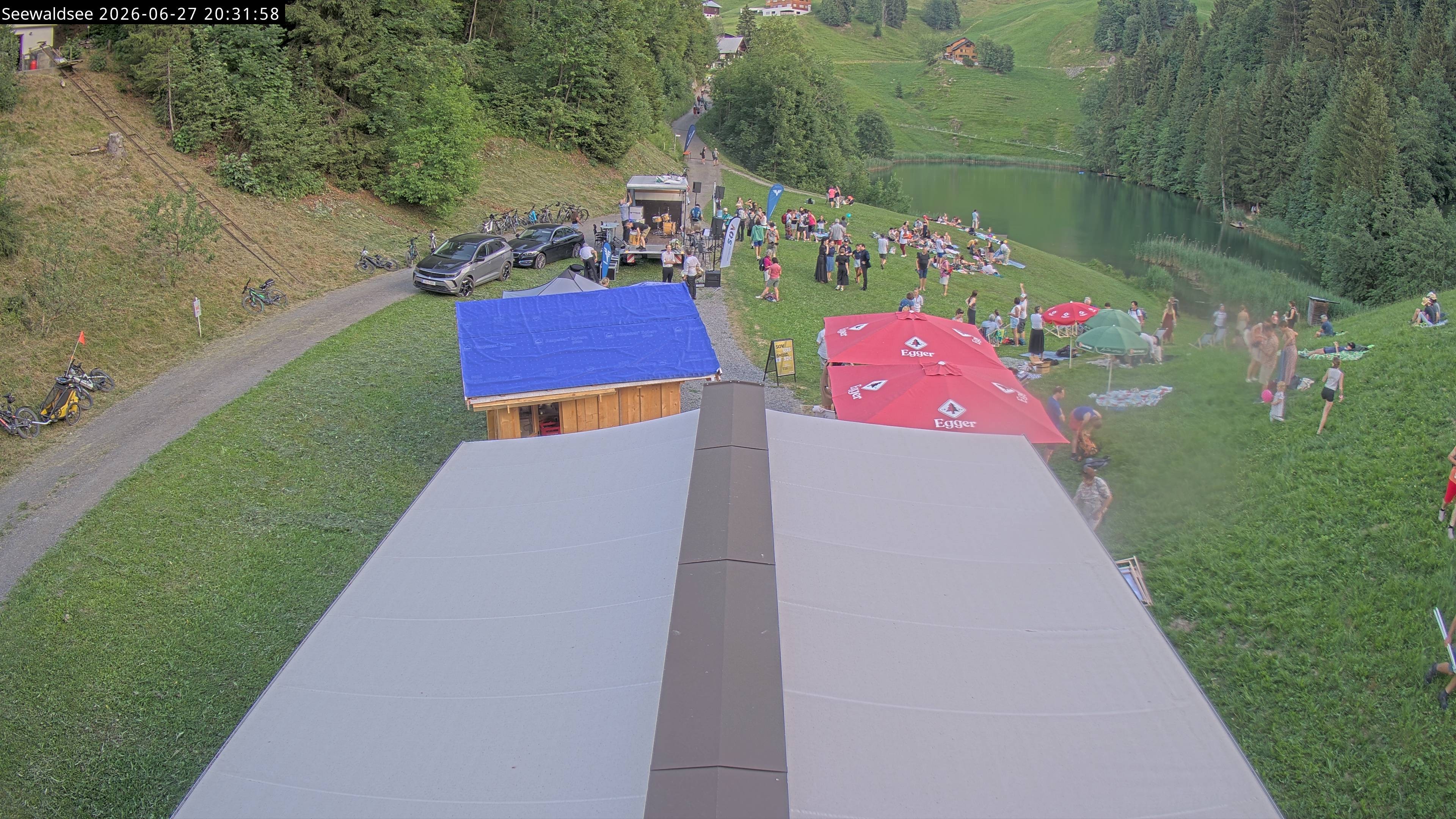 Archiv Foto Webcam Fontanella: Seewaldsee
