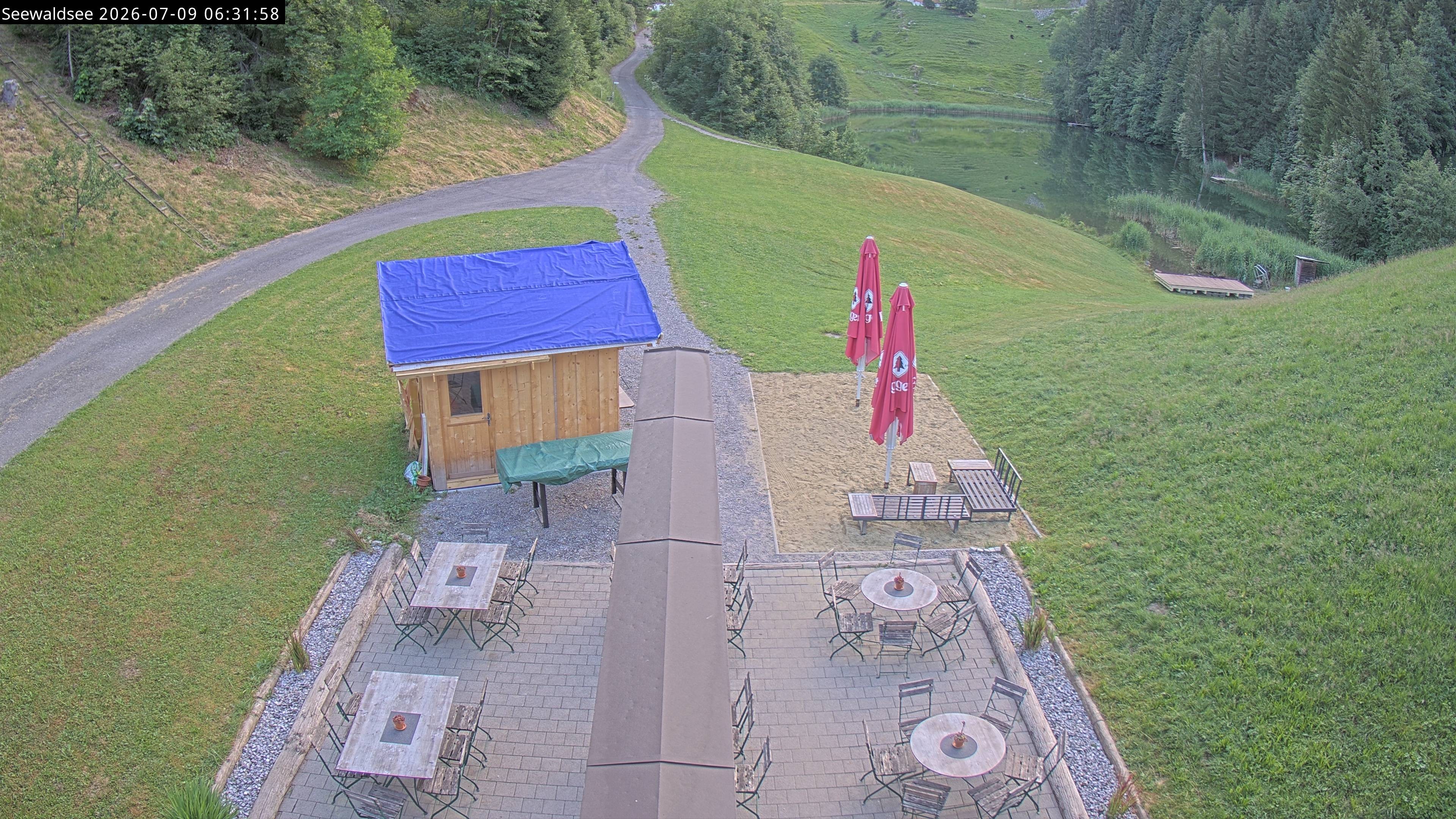 Archiv Foto Webcam Fontanella: Seewaldsee