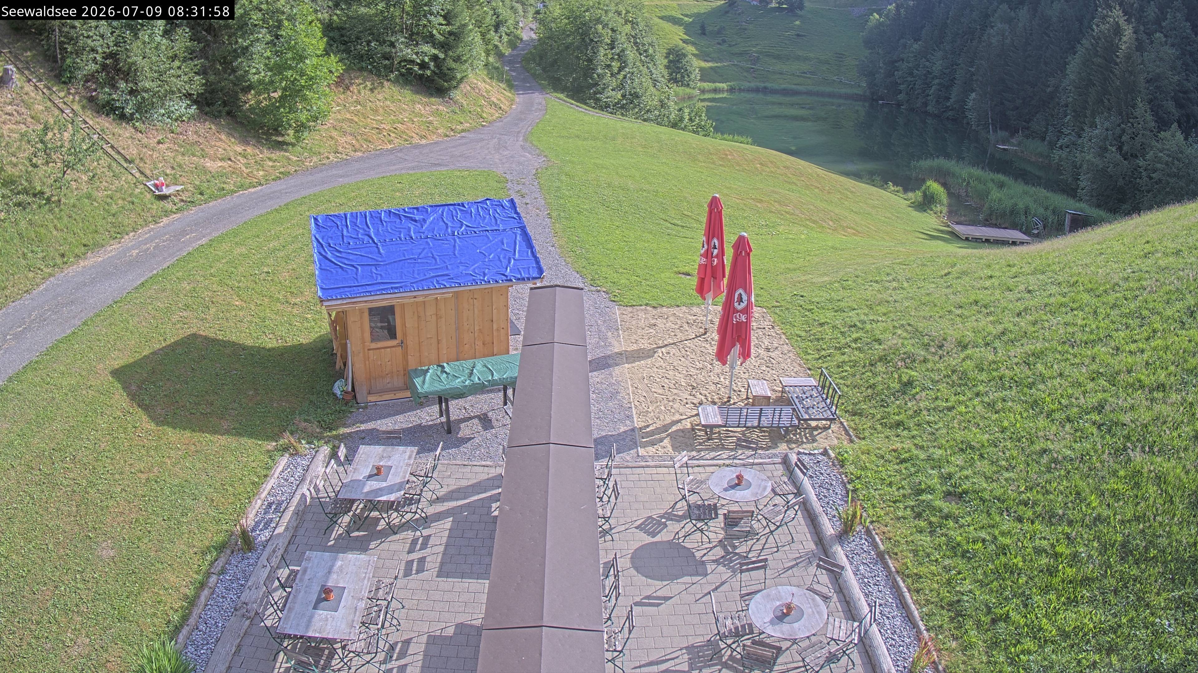 Archiv Foto Webcam Fontanella: Seewaldsee