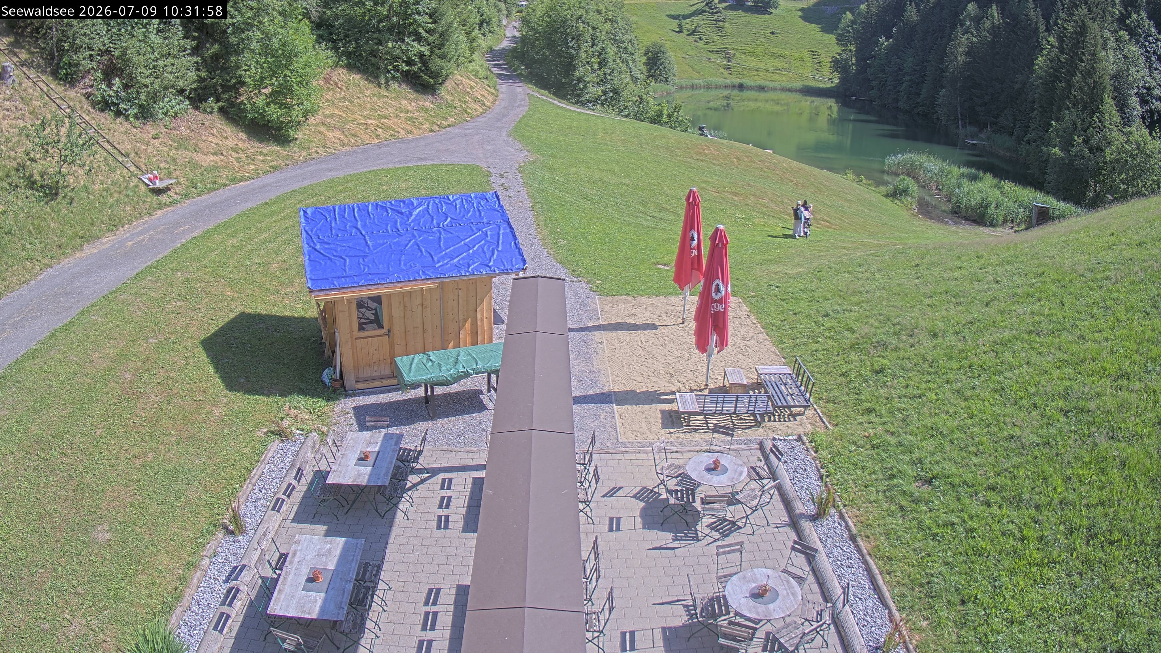 Archiv Foto Webcam Fontanella: Seewaldsee