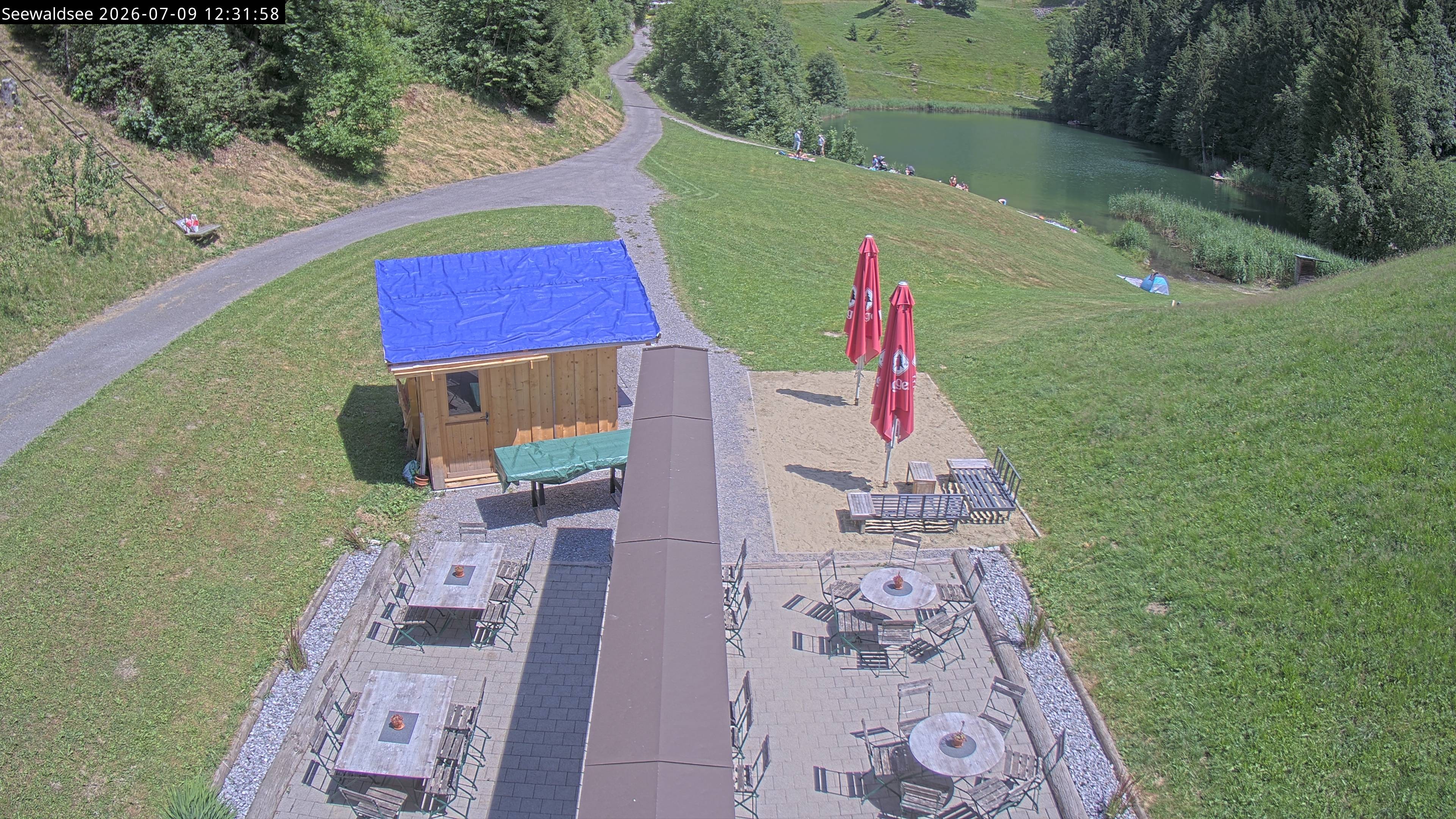 Archiv Foto Webcam Fontanella: Seewaldsee