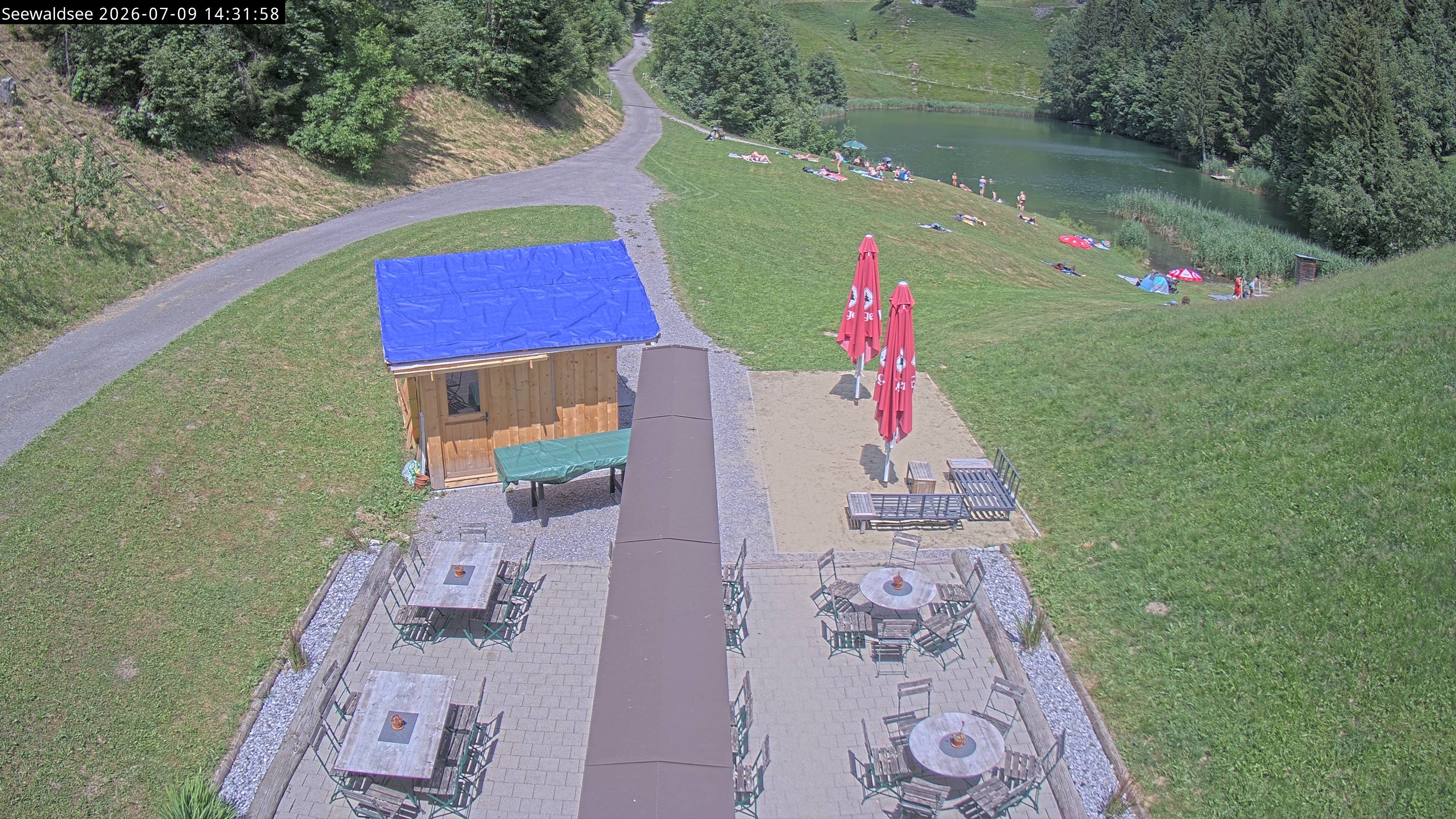 Archiv Foto Webcam Fontanella: Seewaldsee