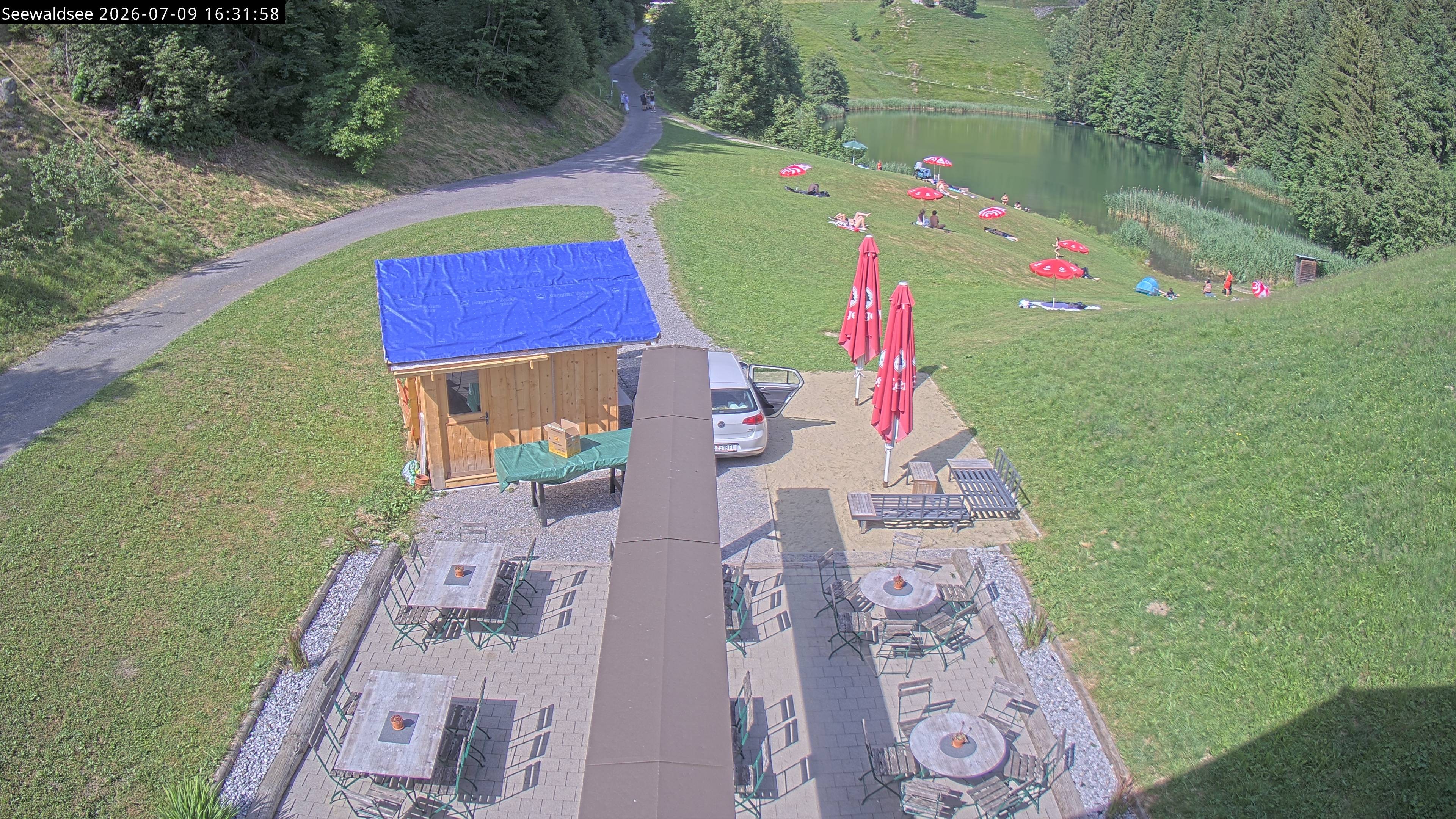 Archiv Foto Webcam Fontanella: Seewaldsee