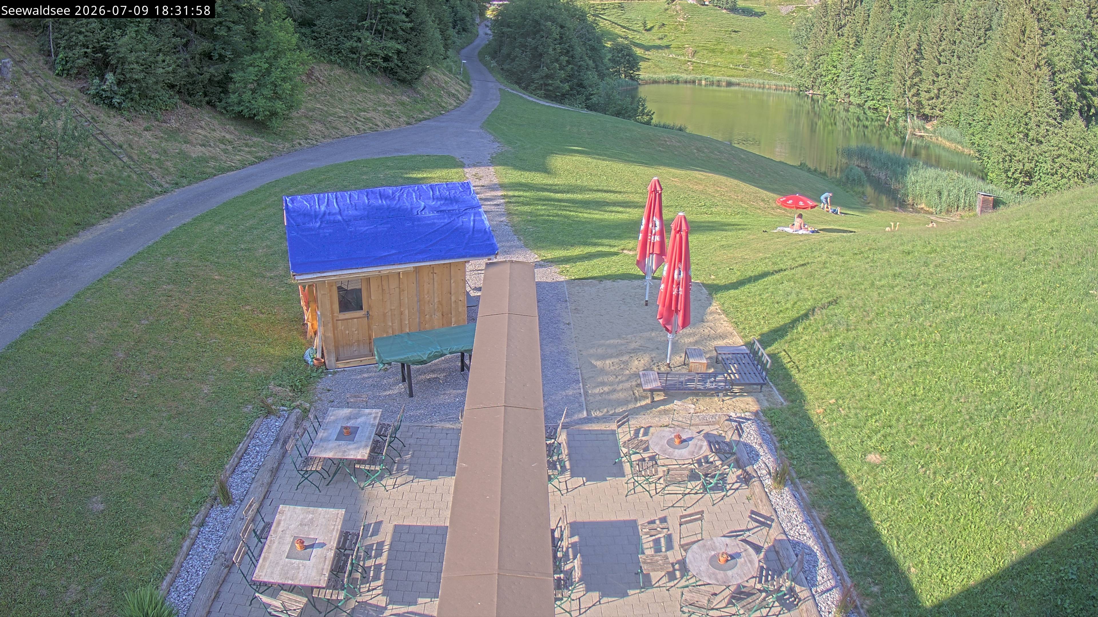 Archiv Foto Webcam Fontanella: Seewaldsee