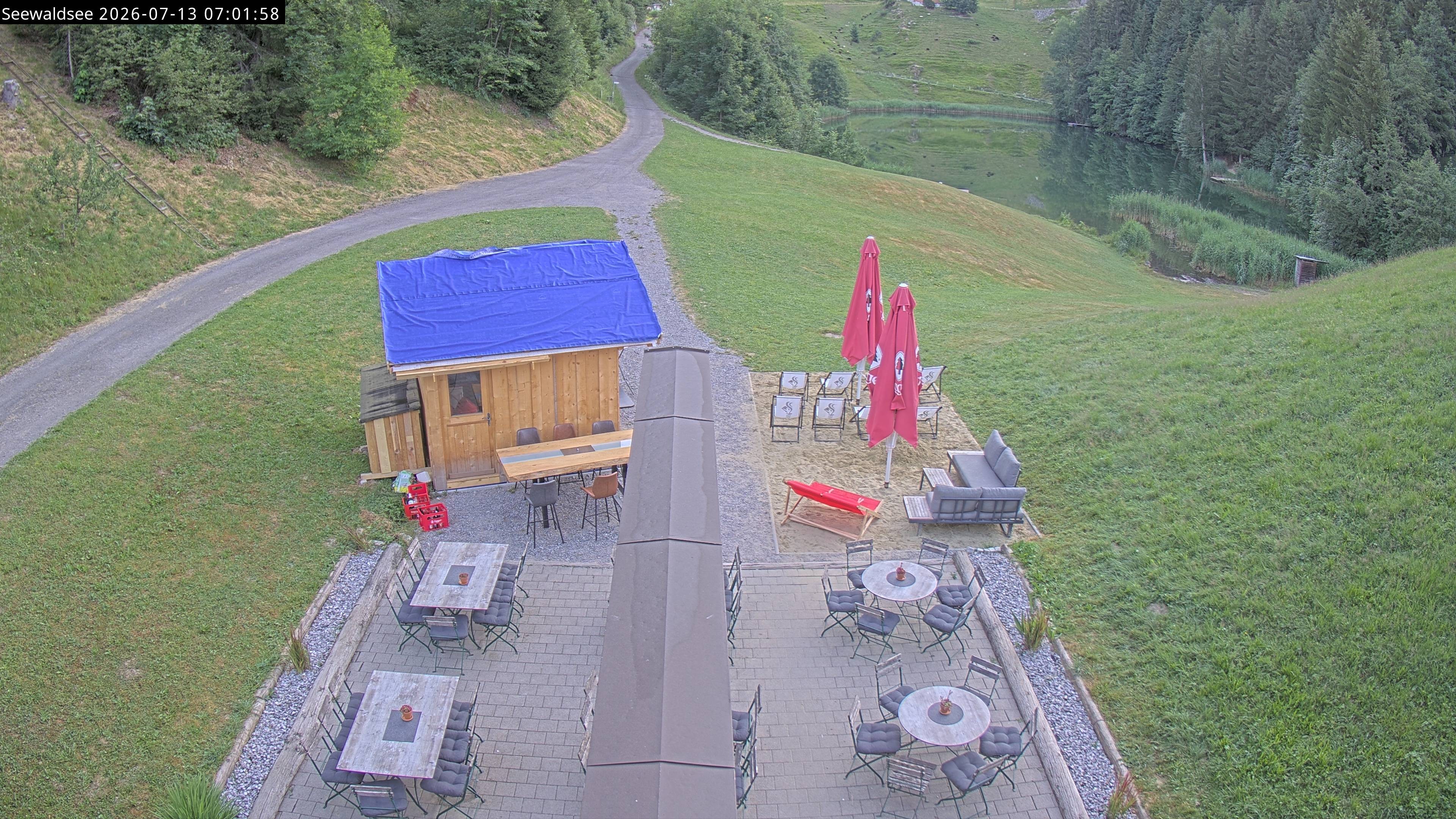 Archiv Foto Webcam Fontanella: Seewaldsee