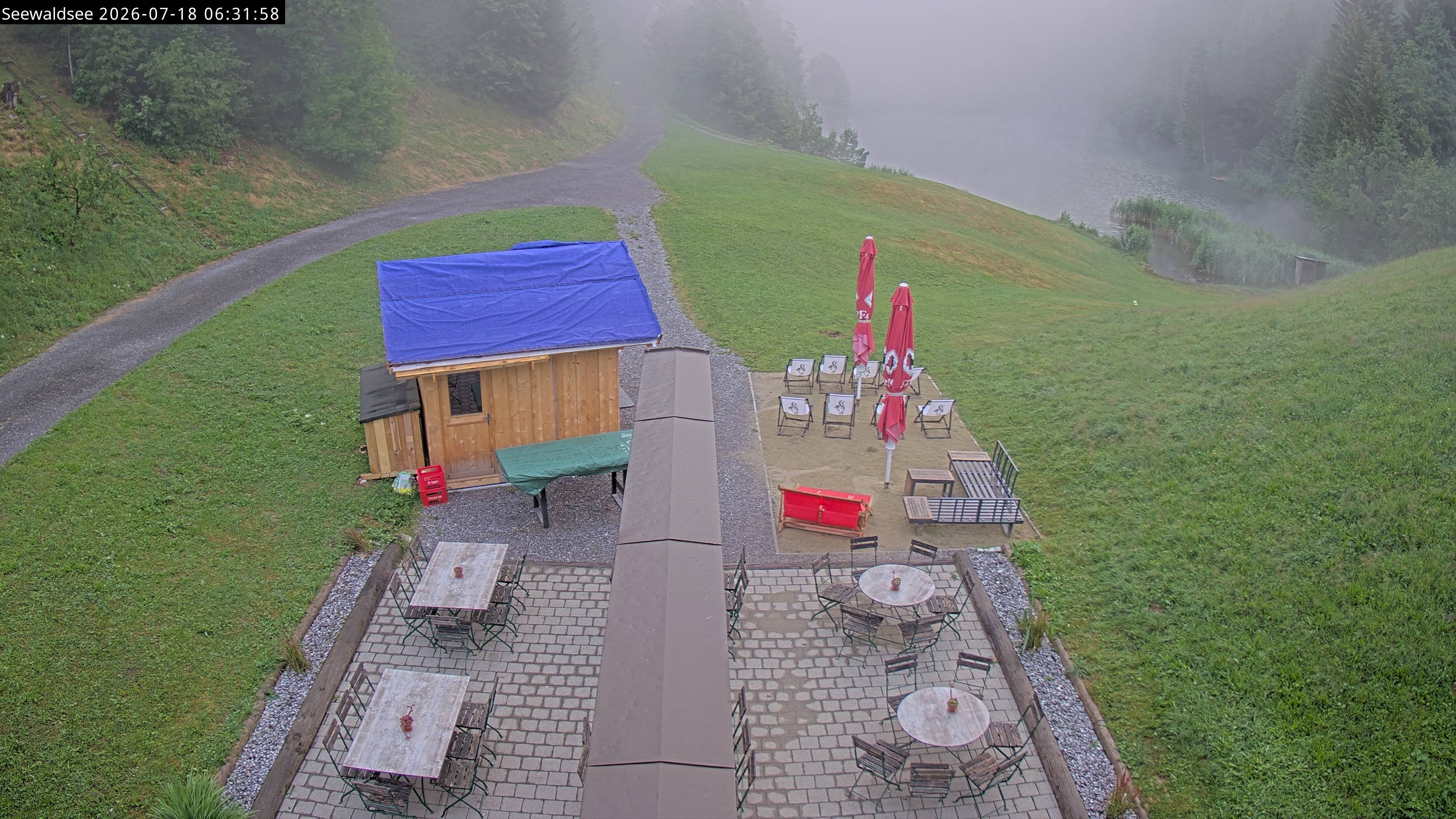 Archiv Foto Webcam Fontanella: Seewaldsee