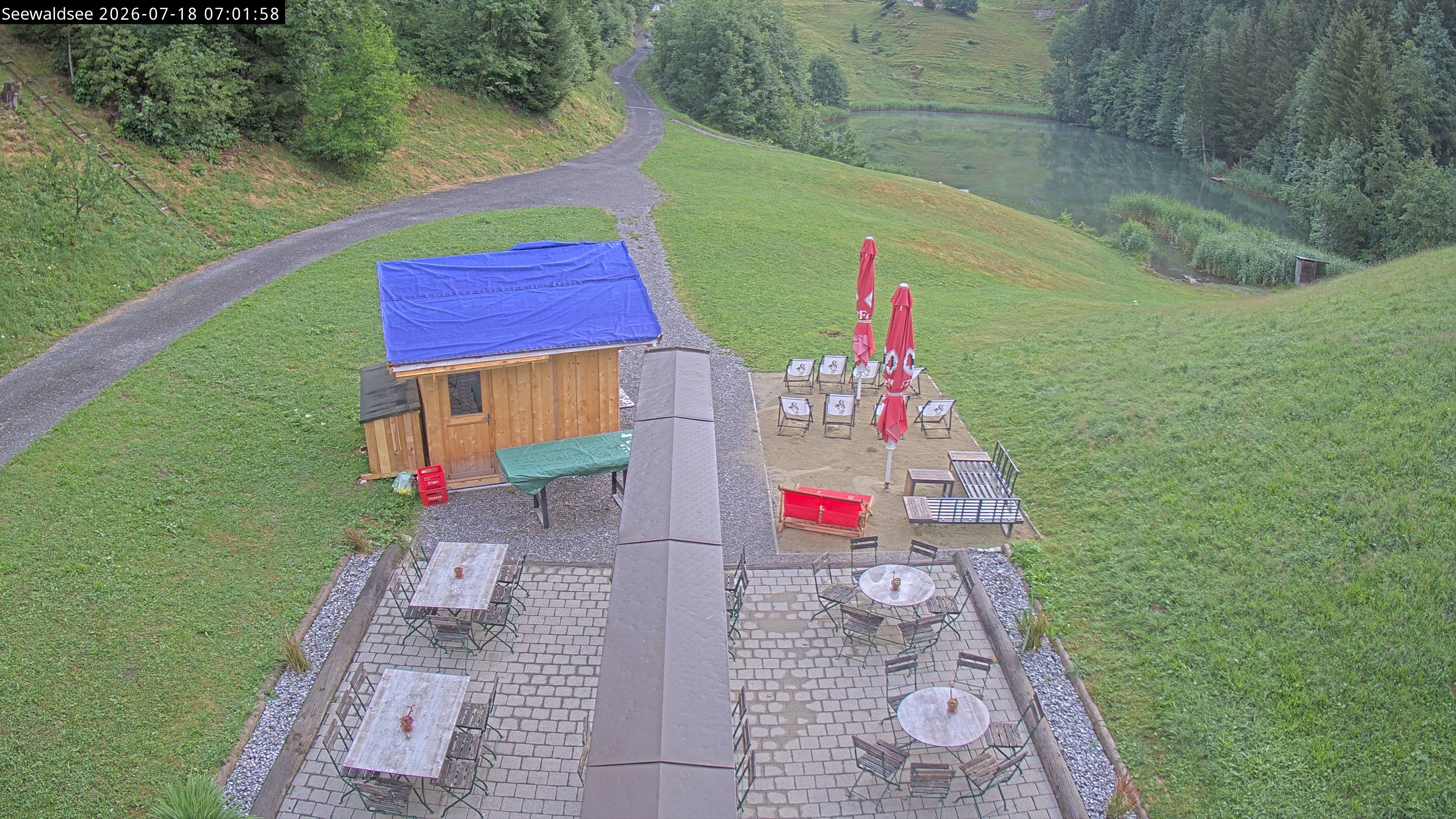 Archiv Foto Webcam Fontanella: Seewaldsee