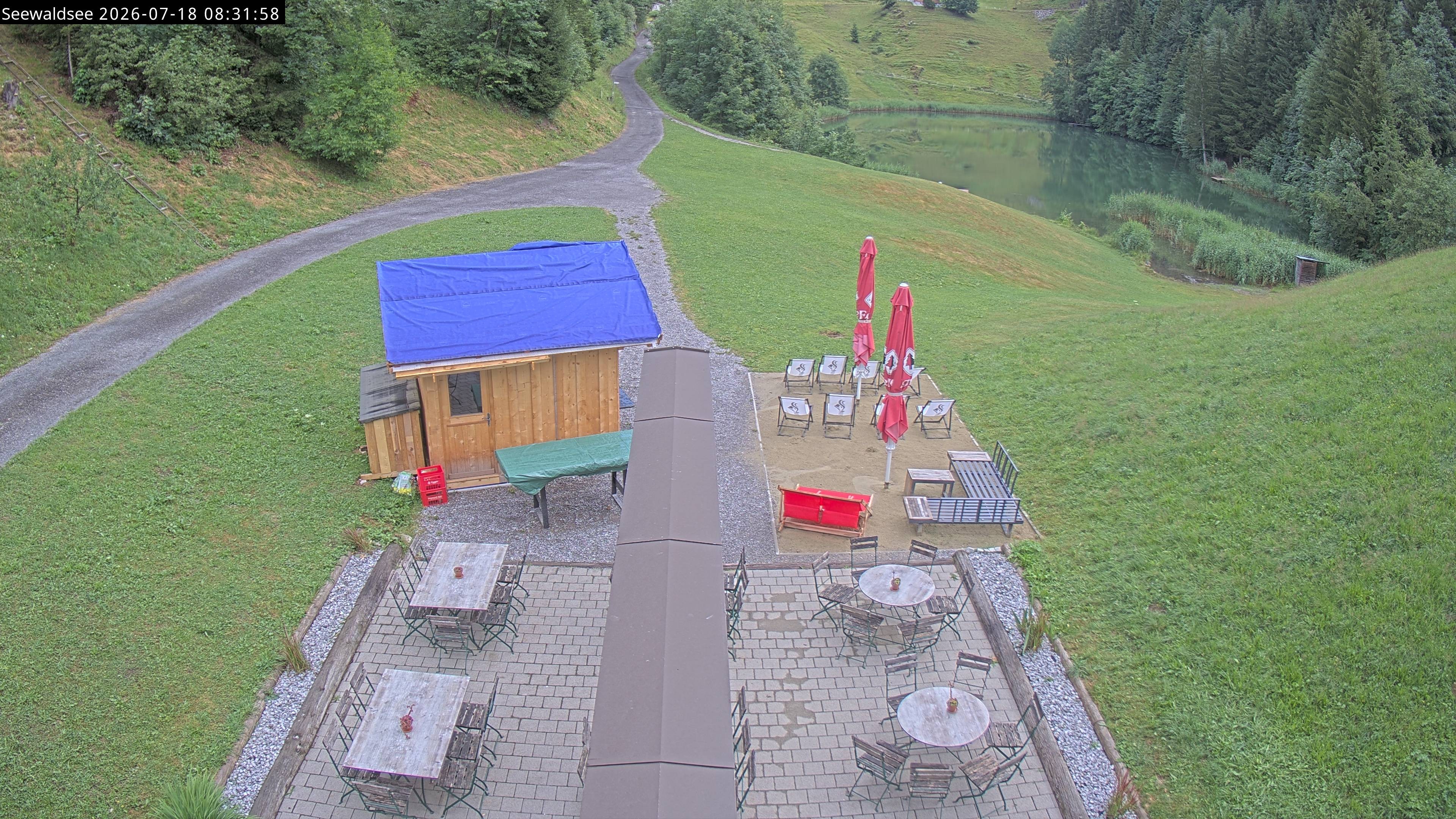 Archiv Foto Webcam Fontanella: Seewaldsee